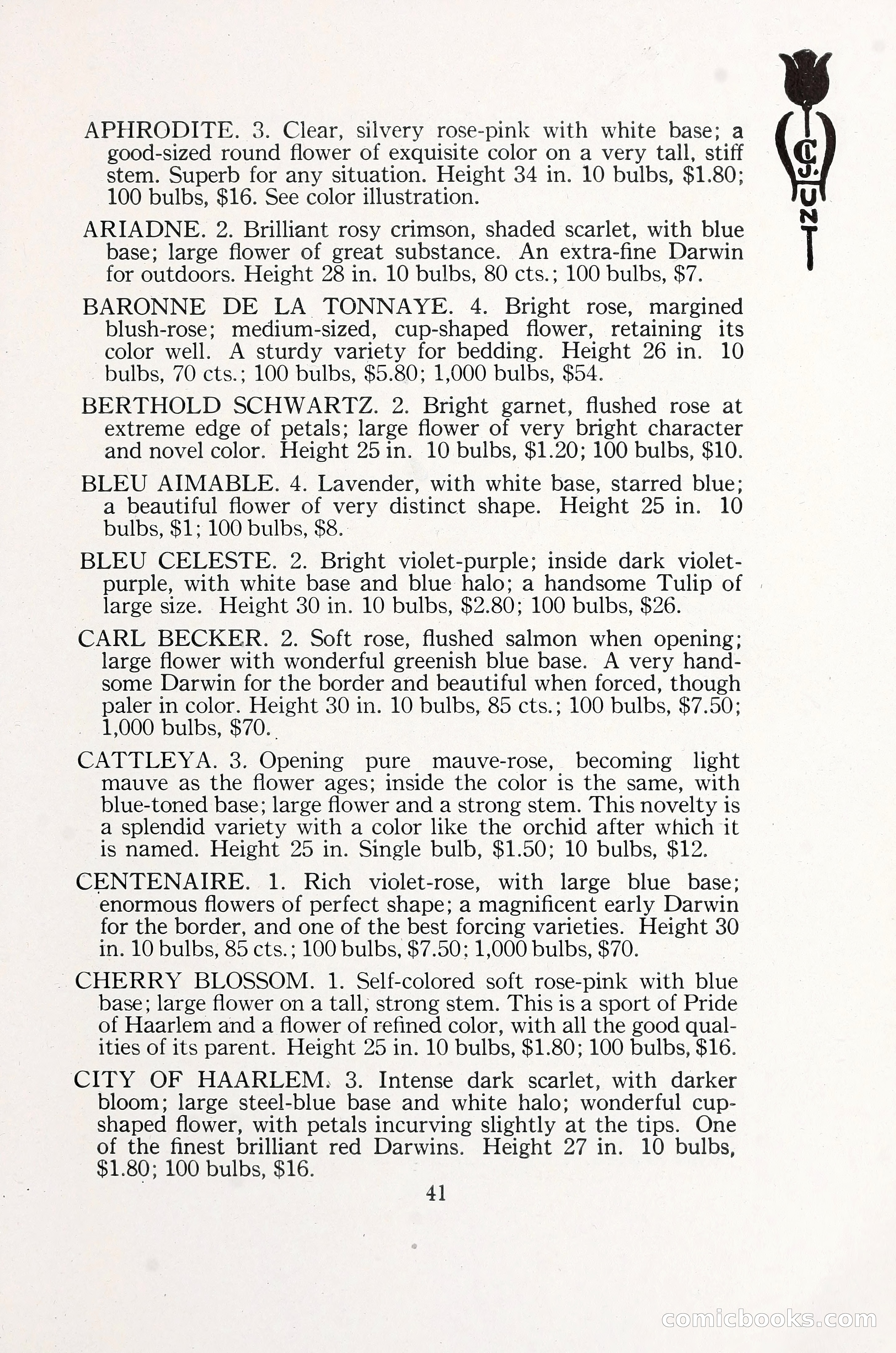 Blue Book of Bulbs, 1930 — page 58 of 140