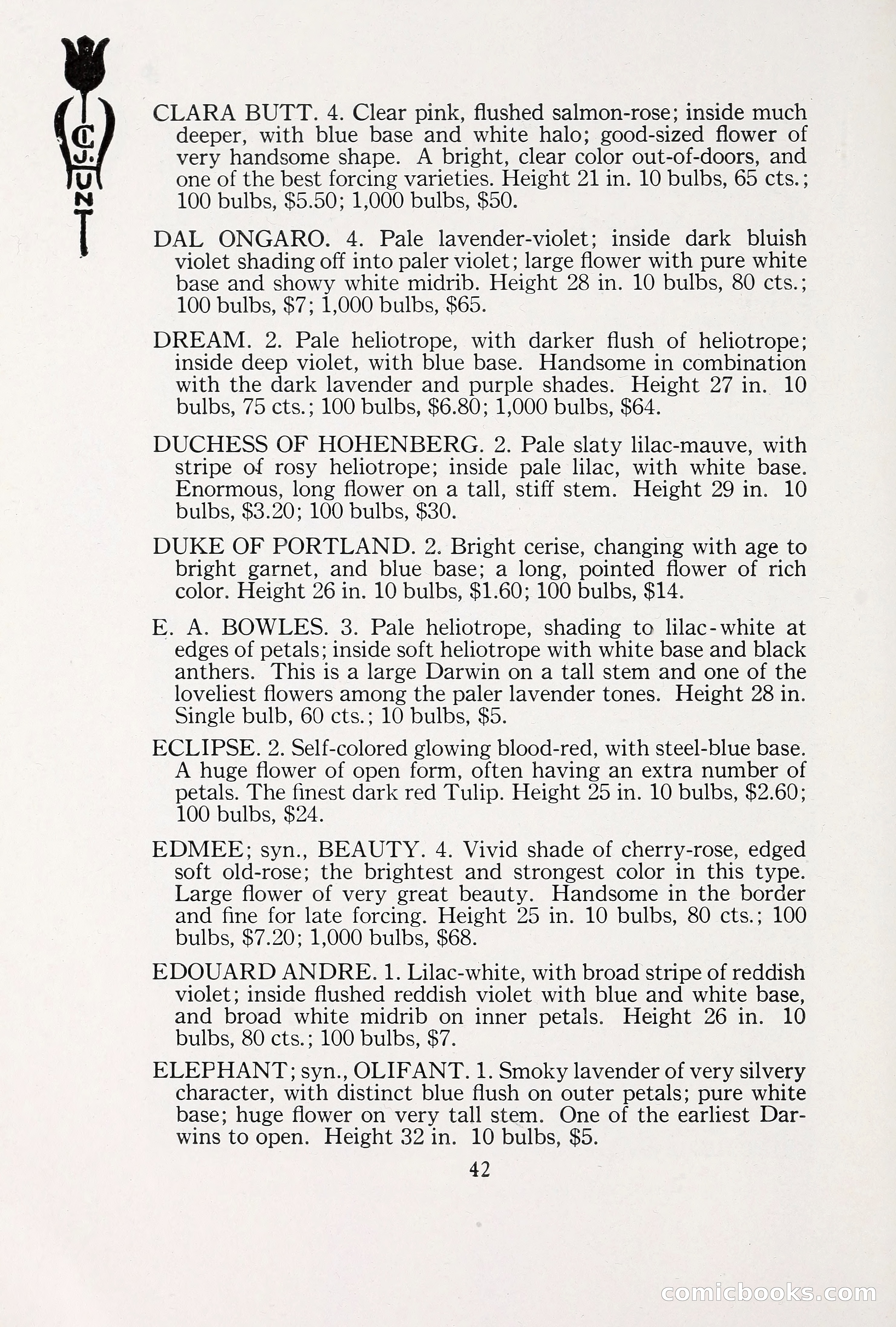 Blue Book of Bulbs, 1930 — page 59 of 140
