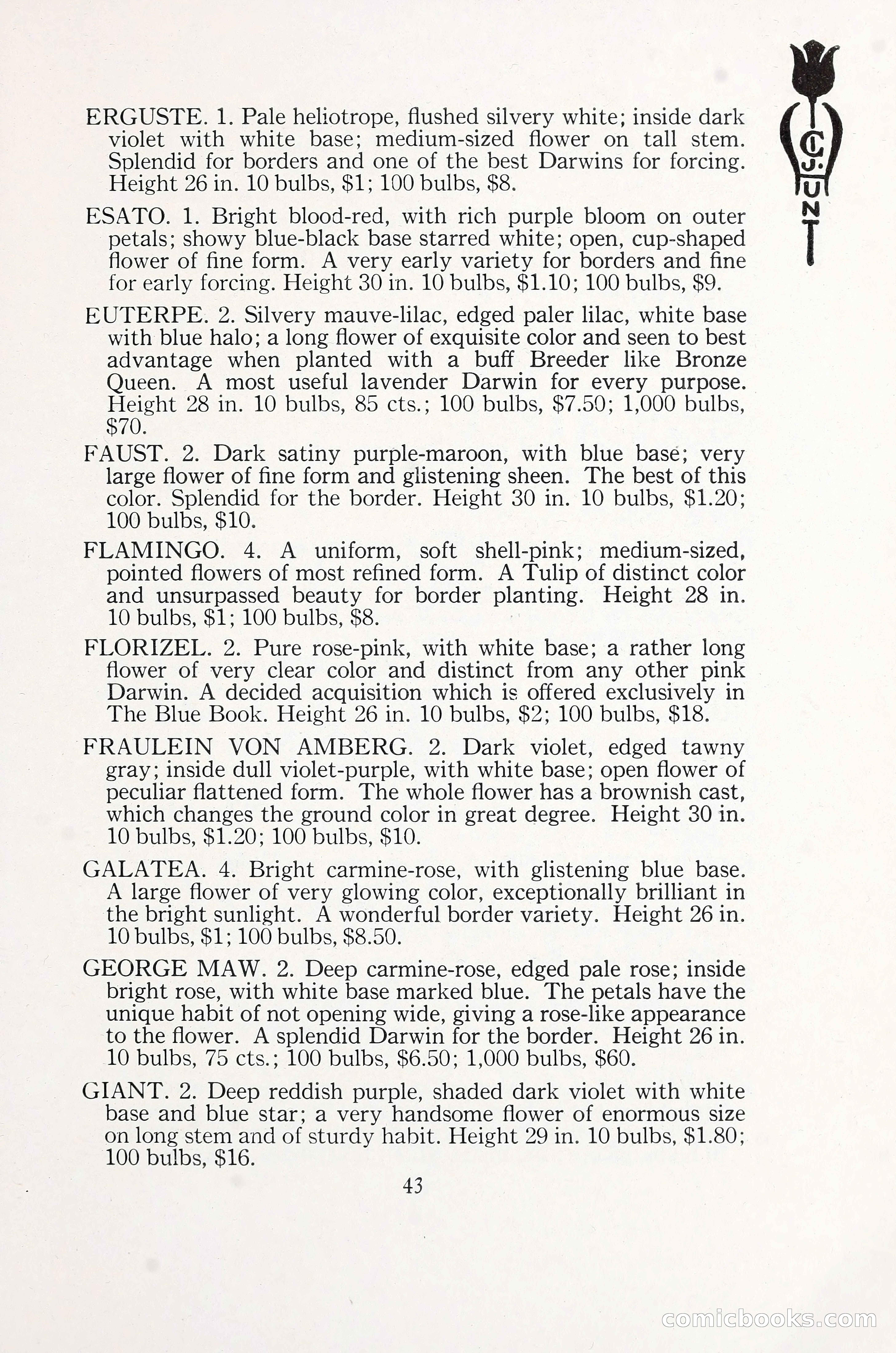 Blue Book of Bulbs, 1930 — page 60 of 140