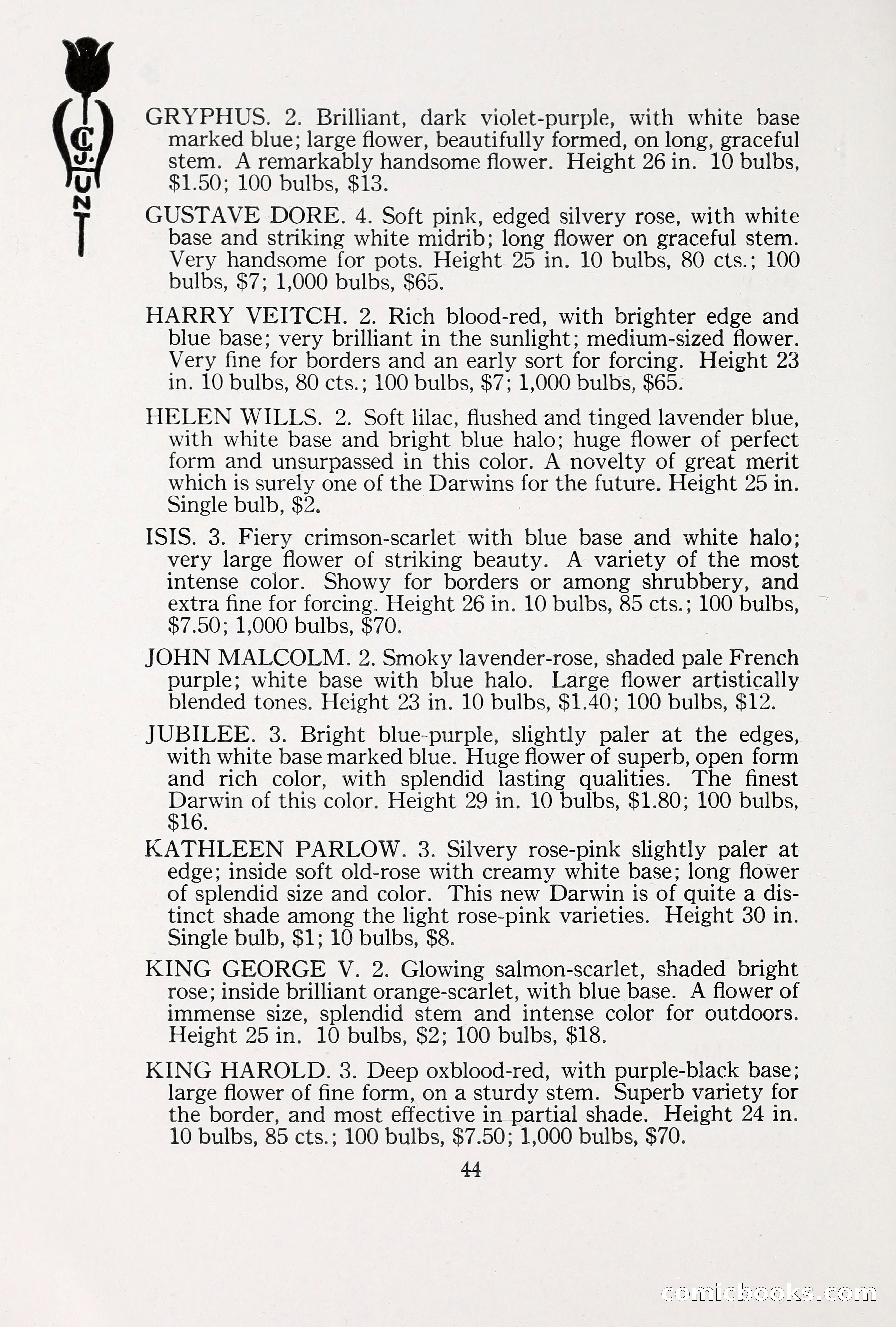 Blue Book of Bulbs, 1930 — page 61 of 140