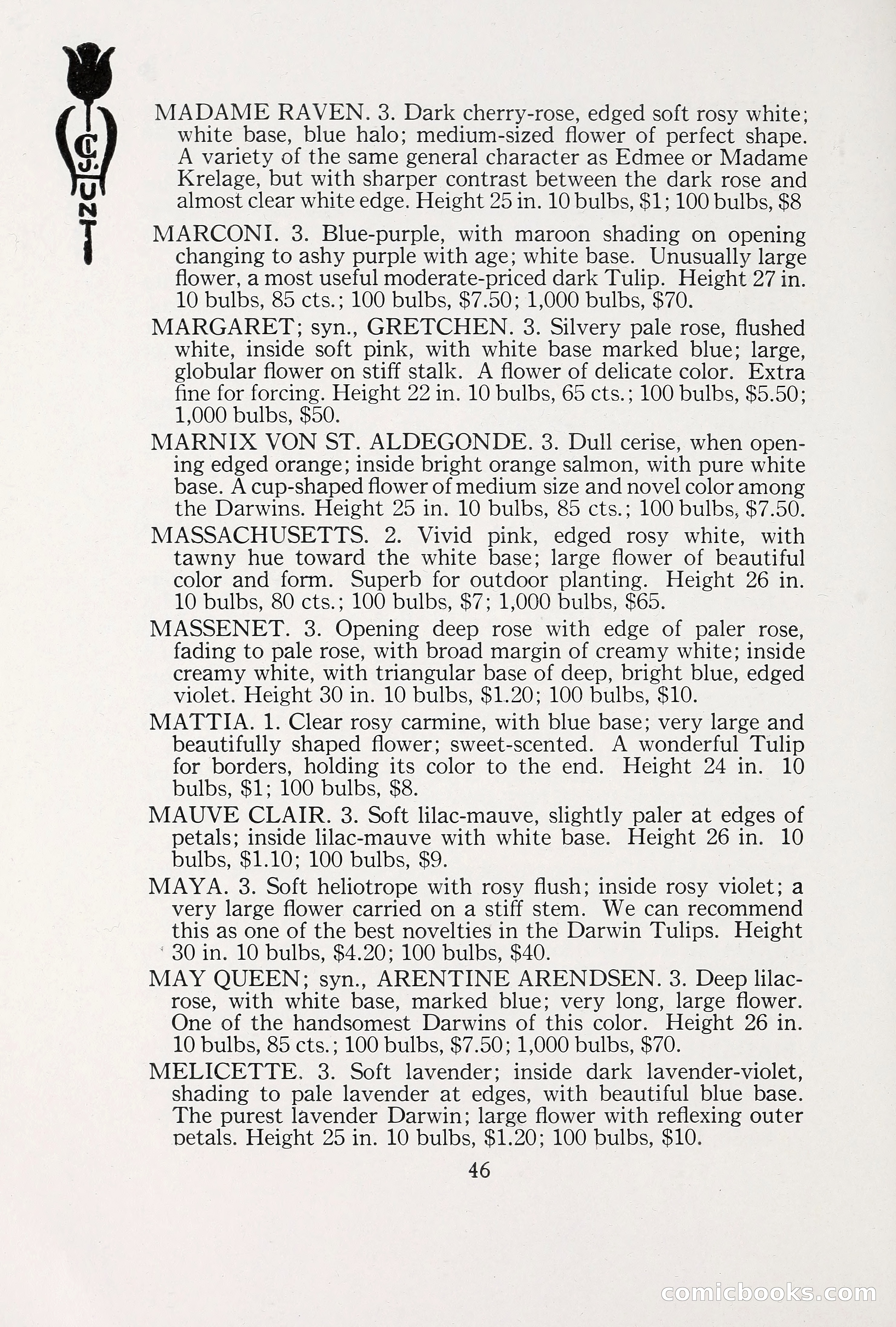 Blue Book of Bulbs, 1930 — page 63 of 140