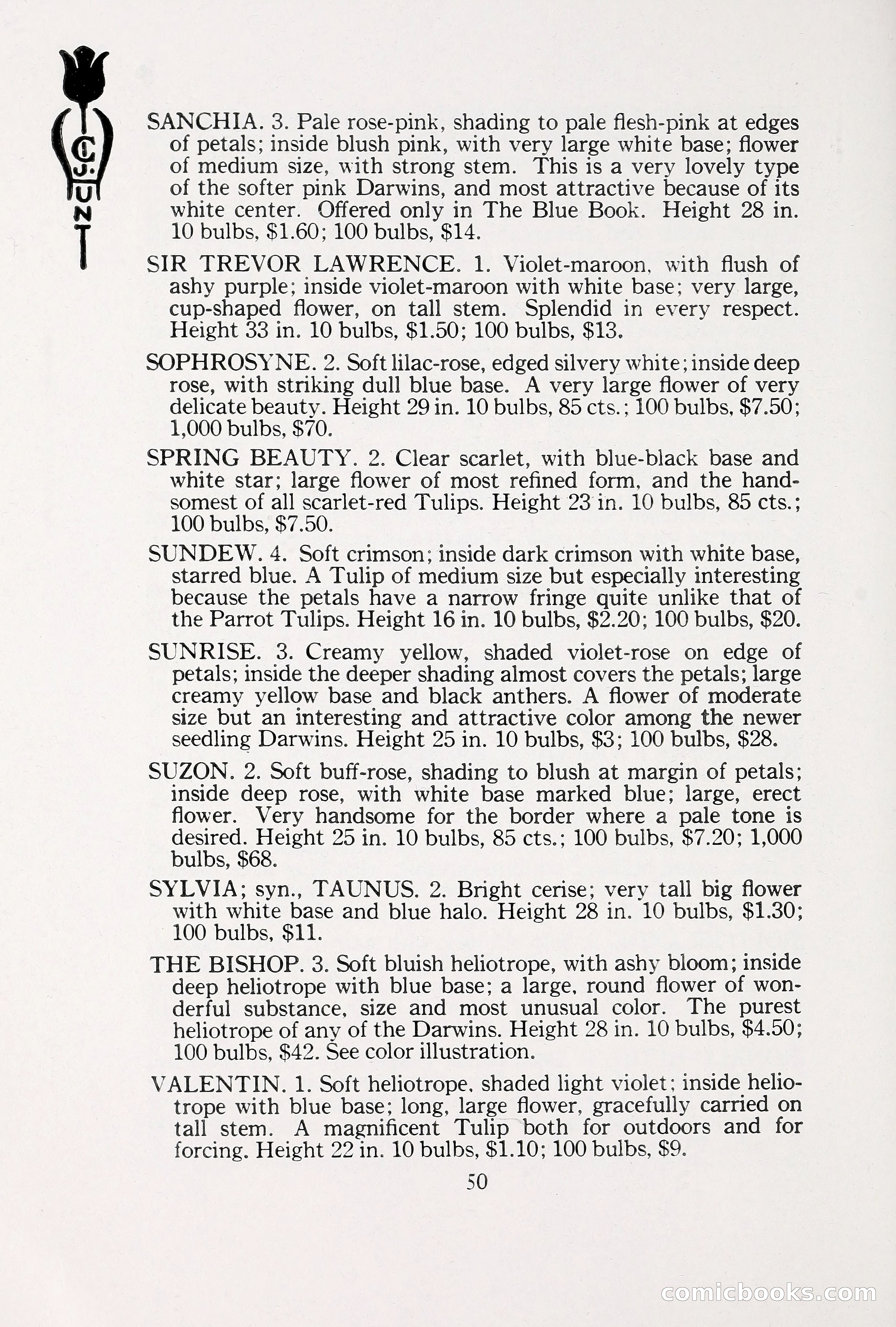 Blue Book of Bulbs, 1930 — page 69 of 140