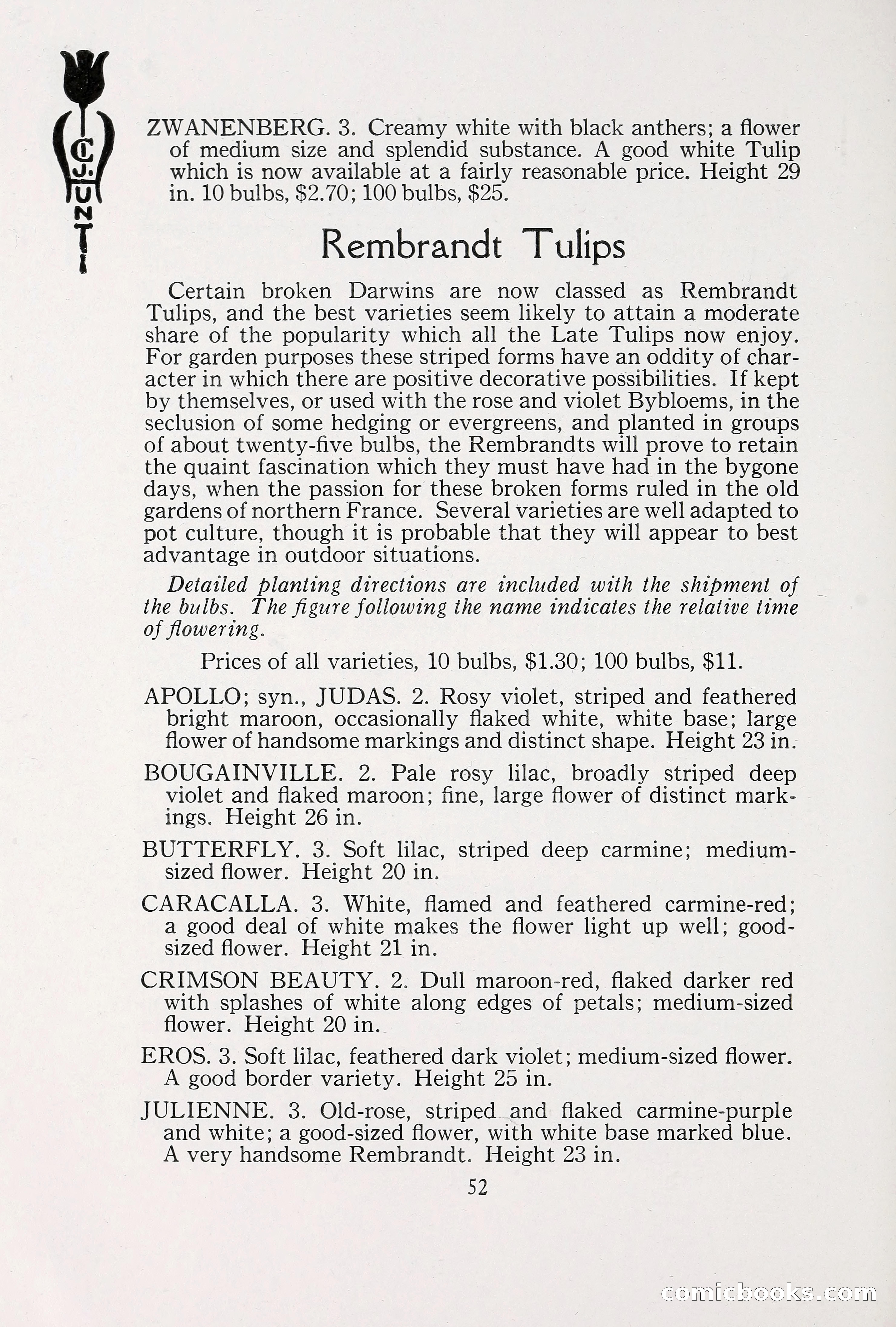 Blue Book of Bulbs, 1930 — page 71 of 140