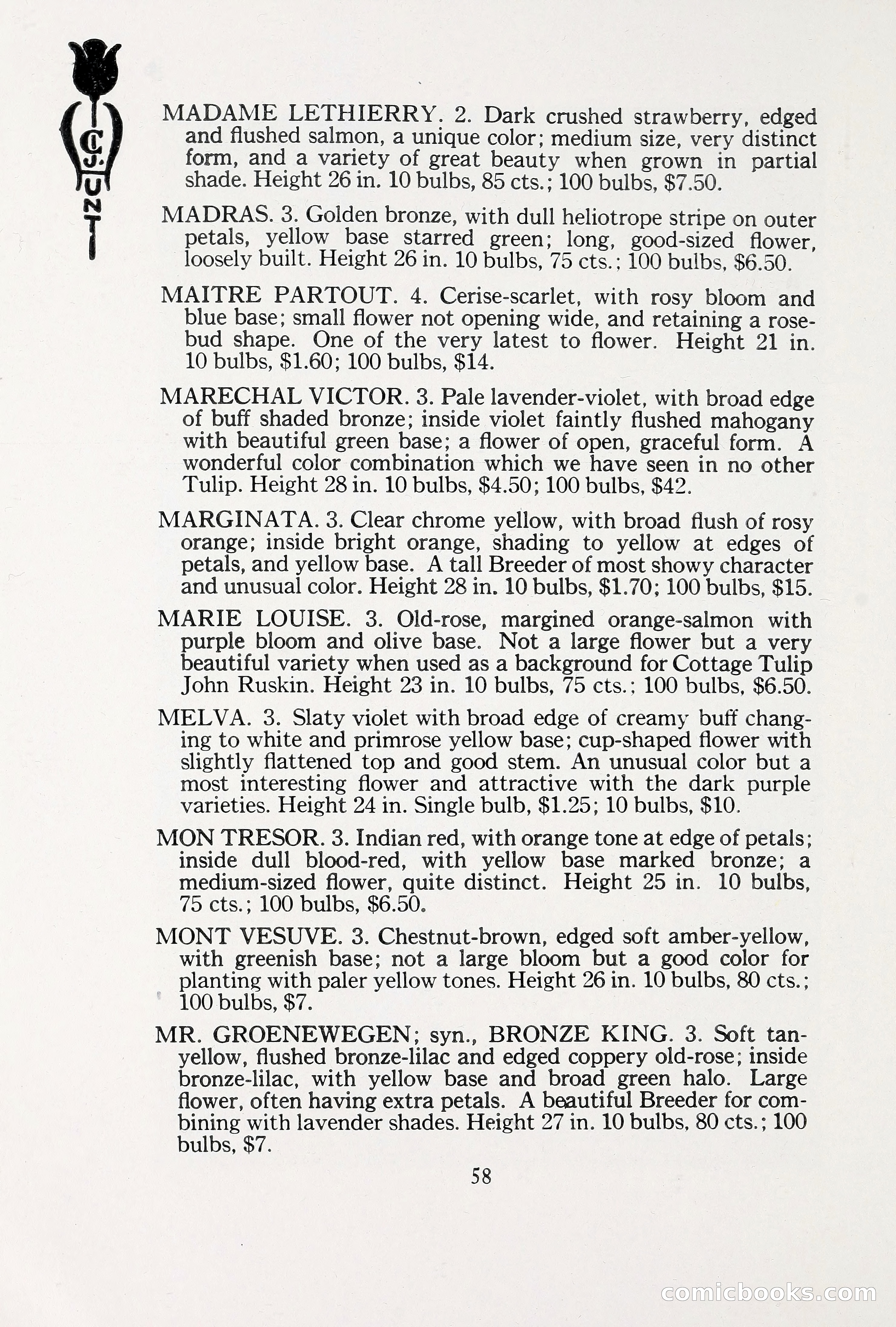 Blue Book of Bulbs, 1930 — page 83 of 140