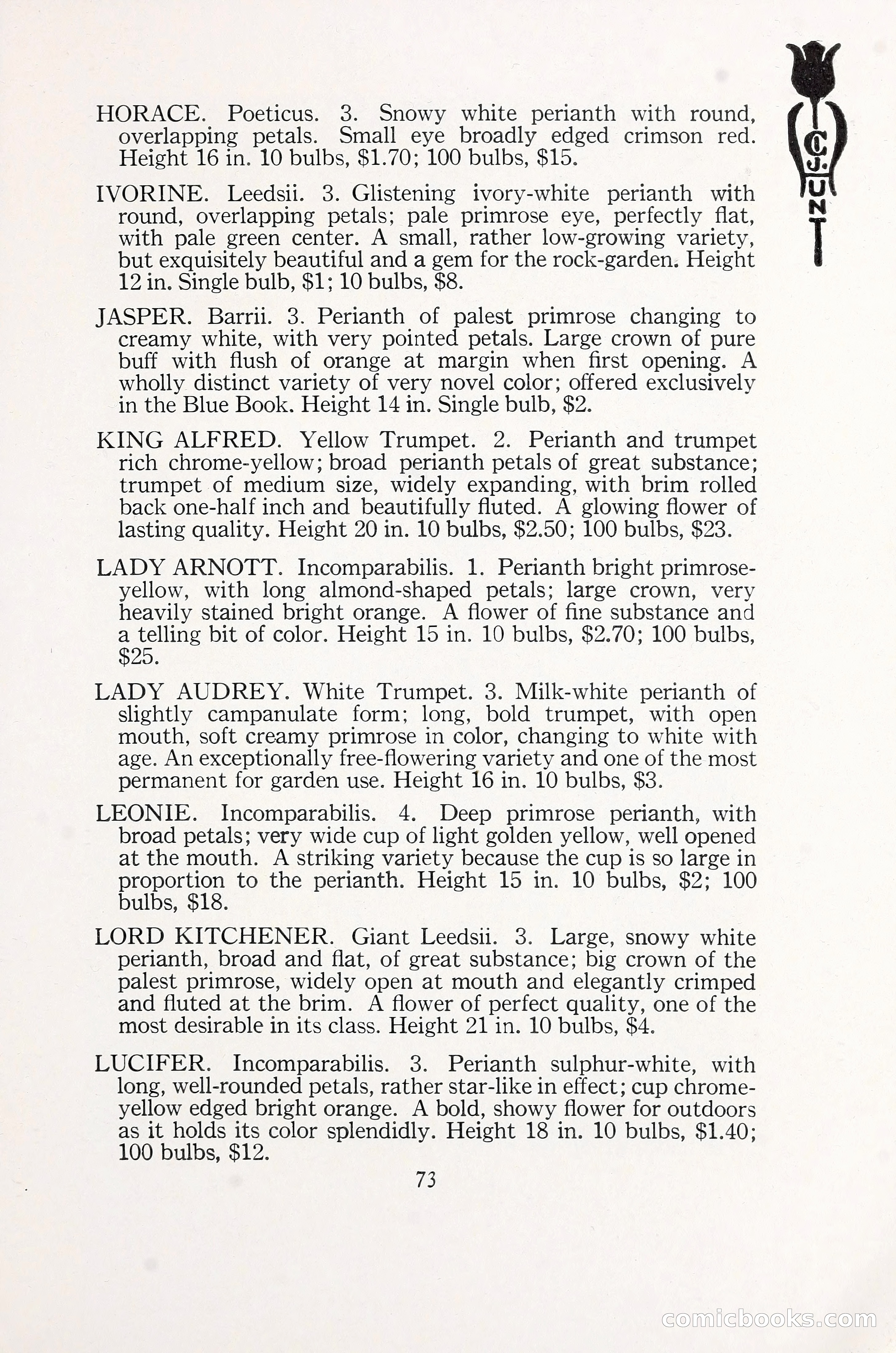 Blue Book of Bulbs, 1930 — page 108 of 140
