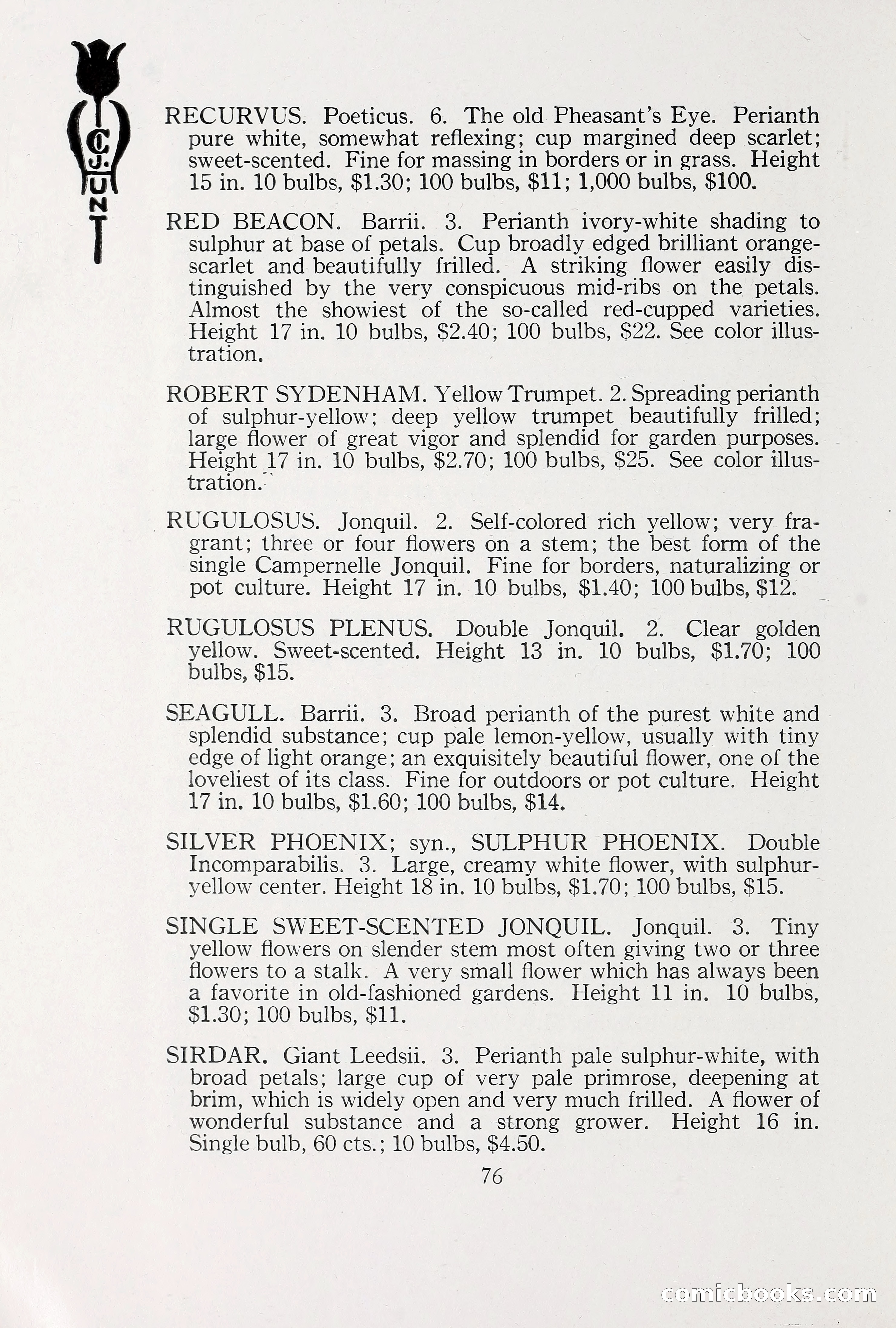 Blue Book of Bulbs, 1930 — page 113 of 140