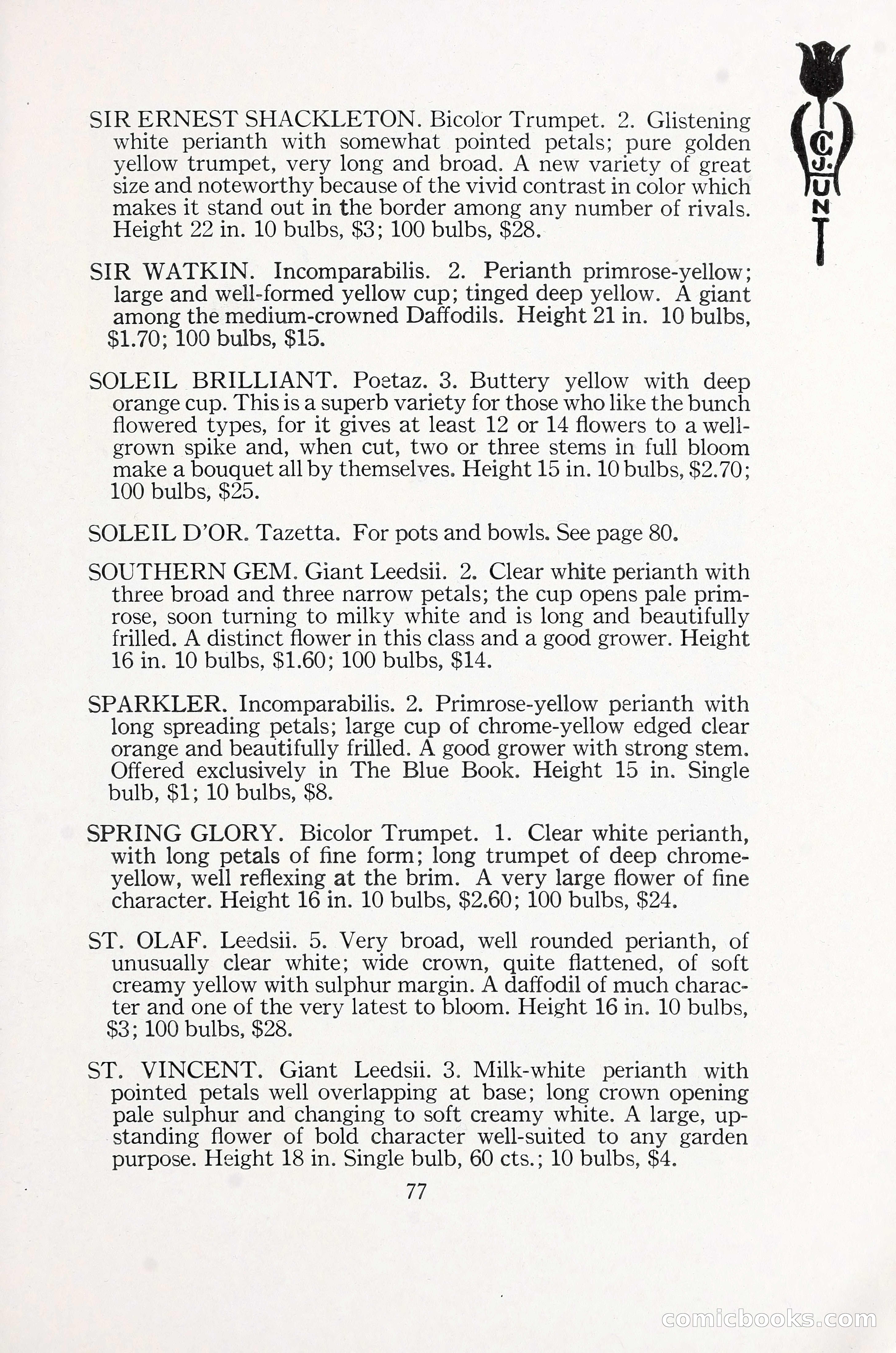 Blue Book of Bulbs, 1930 — page 116 of 140