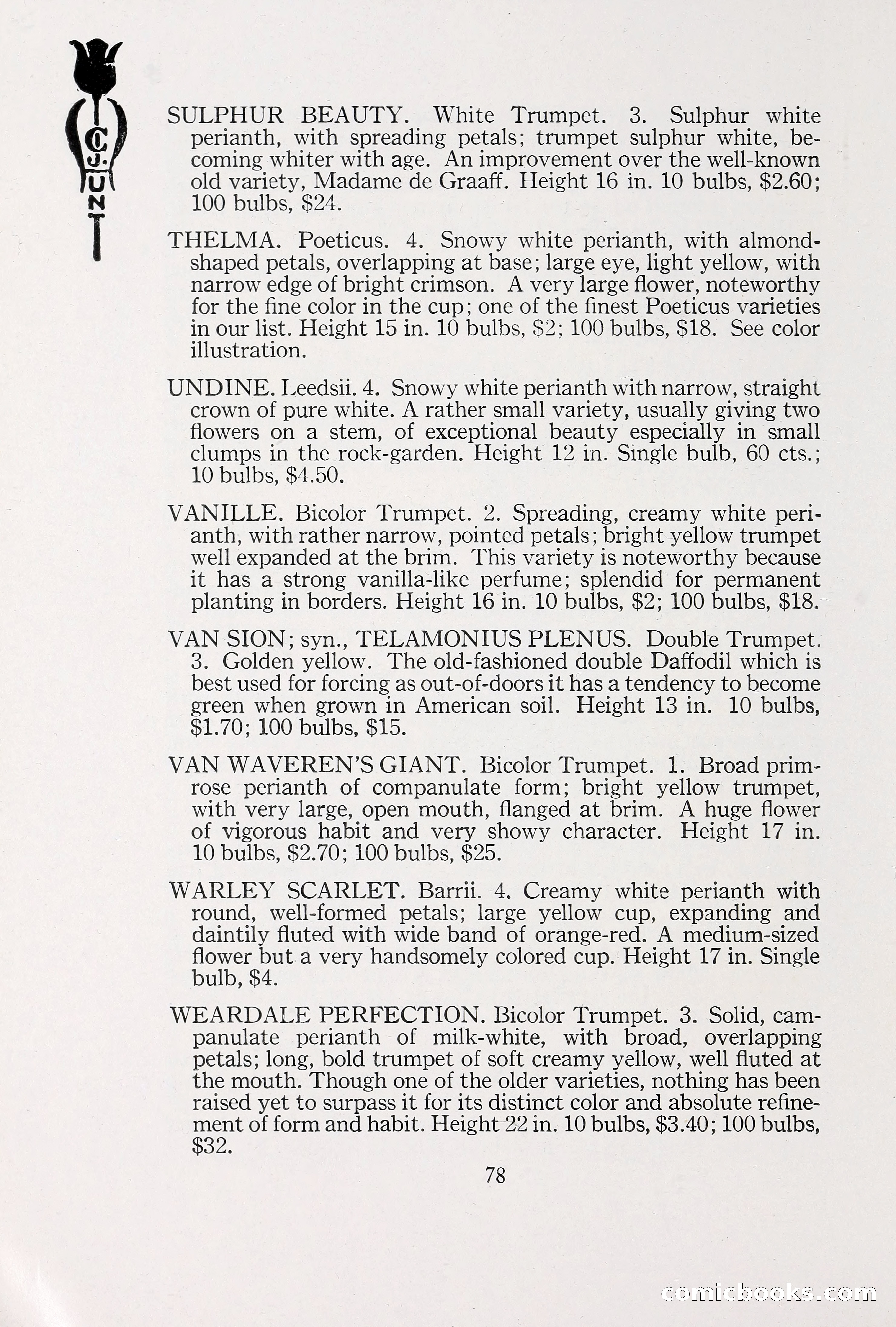 Blue Book of Bulbs, 1930 — page 117 of 140