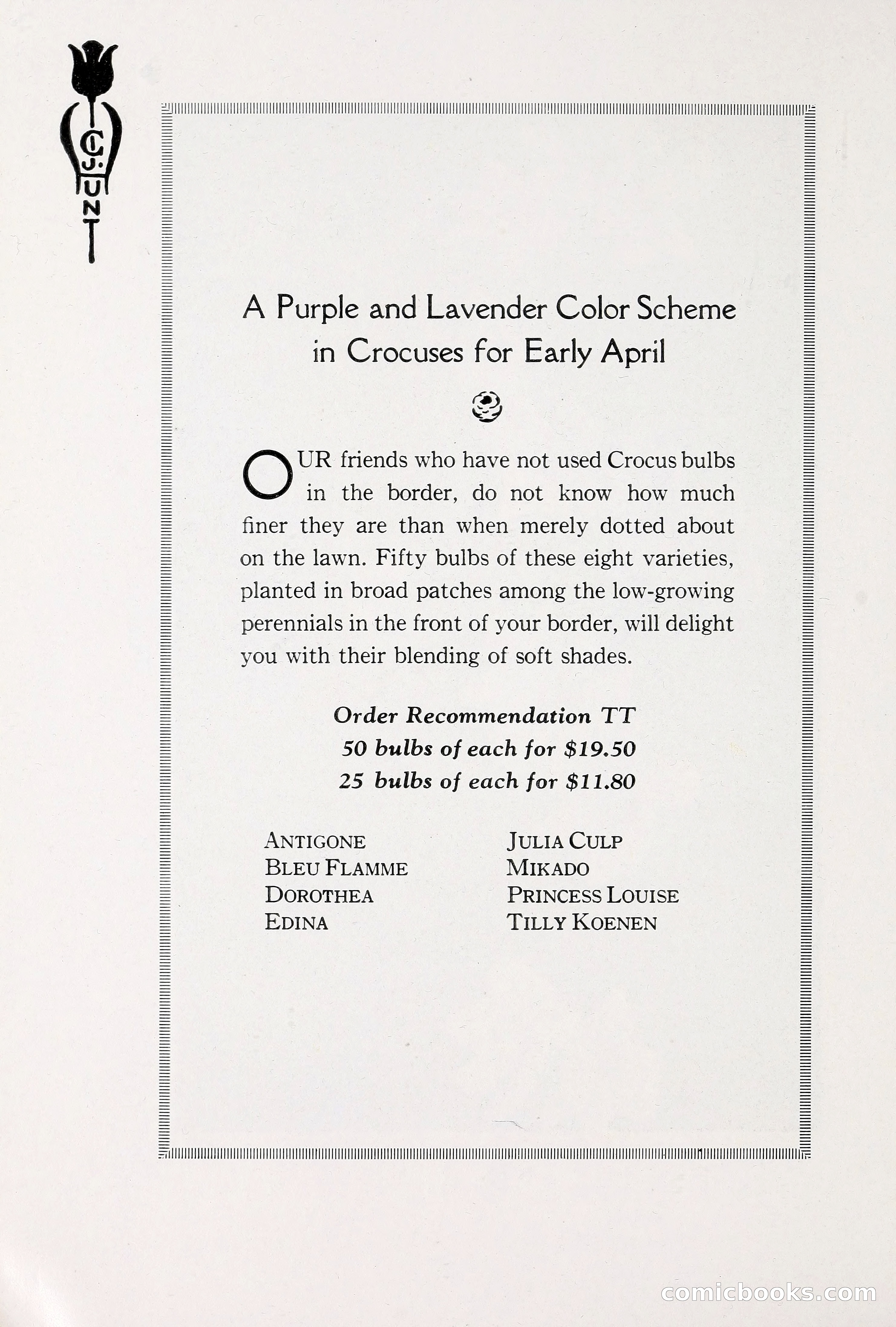 Blue Book of Bulbs, 1930 — page 119 of 140
