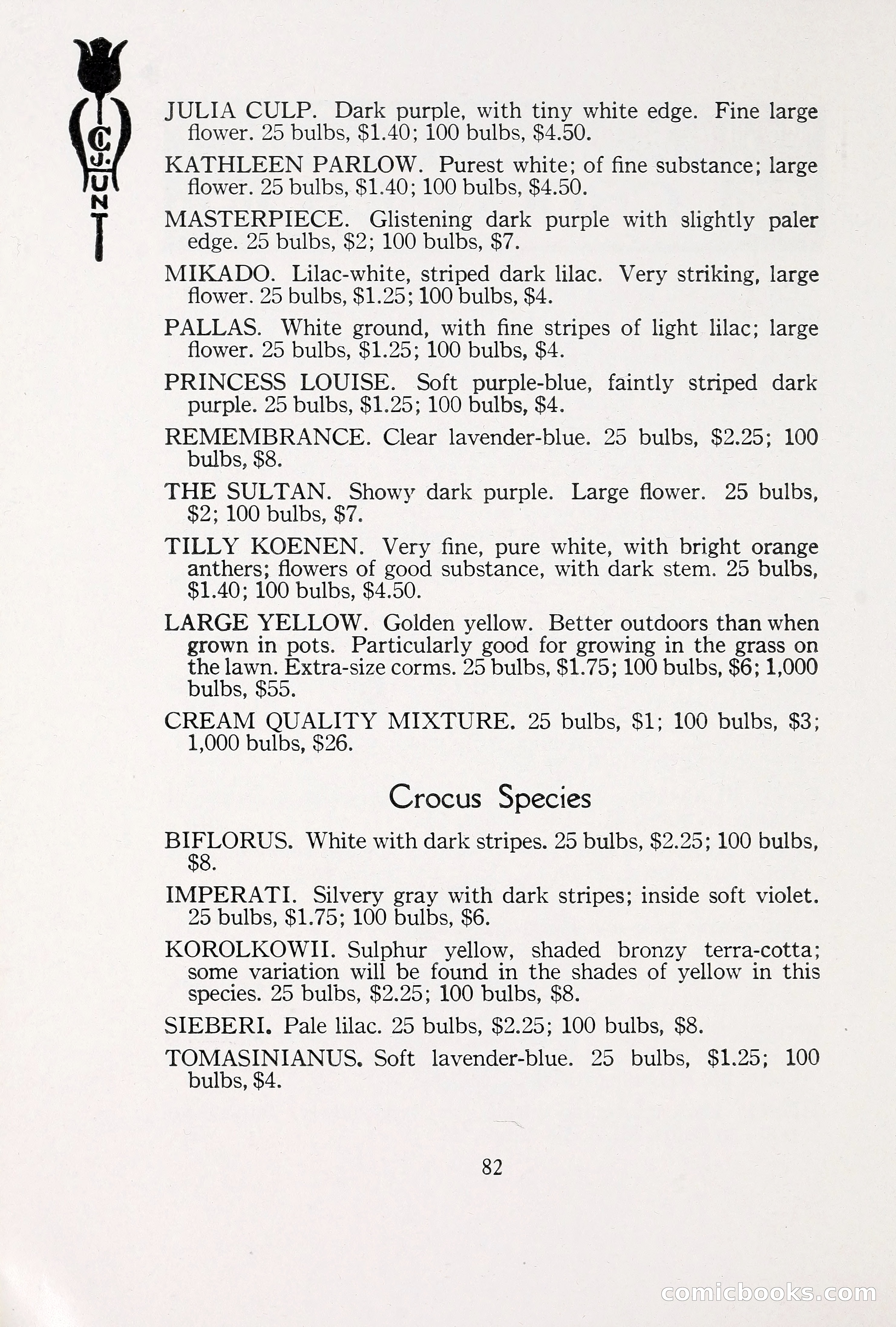 Blue Book of Bulbs, 1930 — page 123 of 140