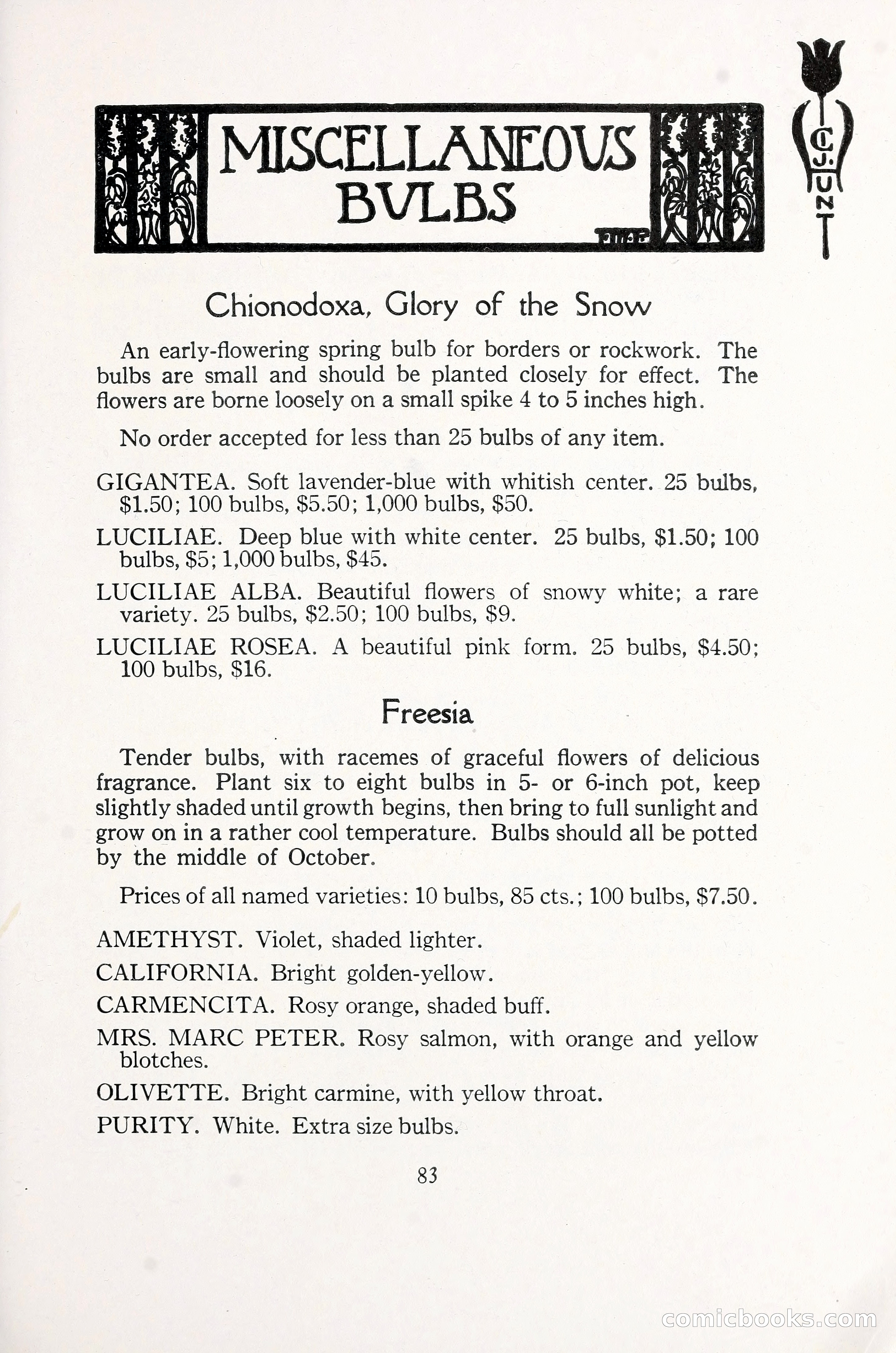 Blue Book of Bulbs, 1930 — page 124 of 140