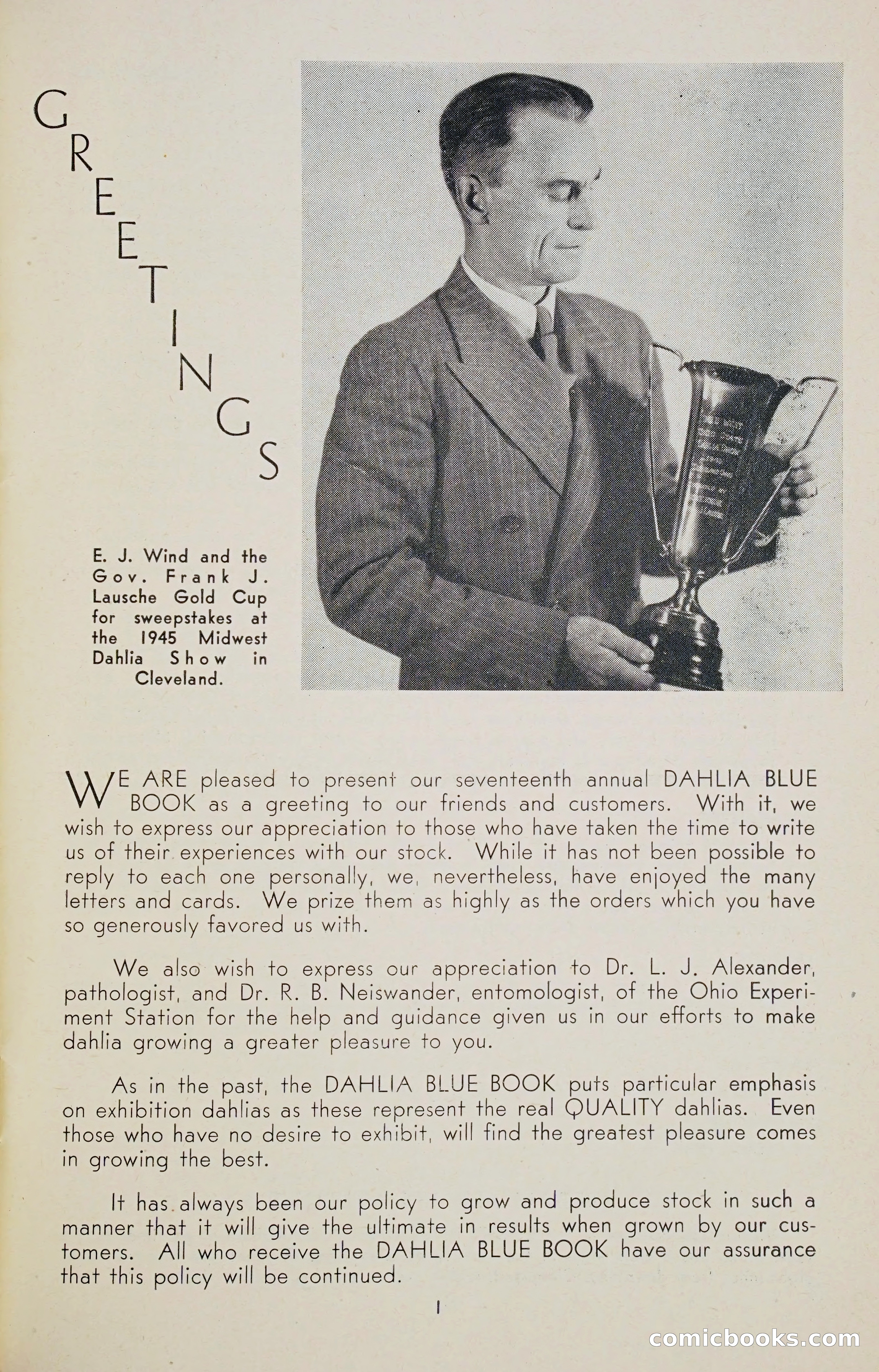 Dahlia Blue Book for 1947 — page 6 of 54