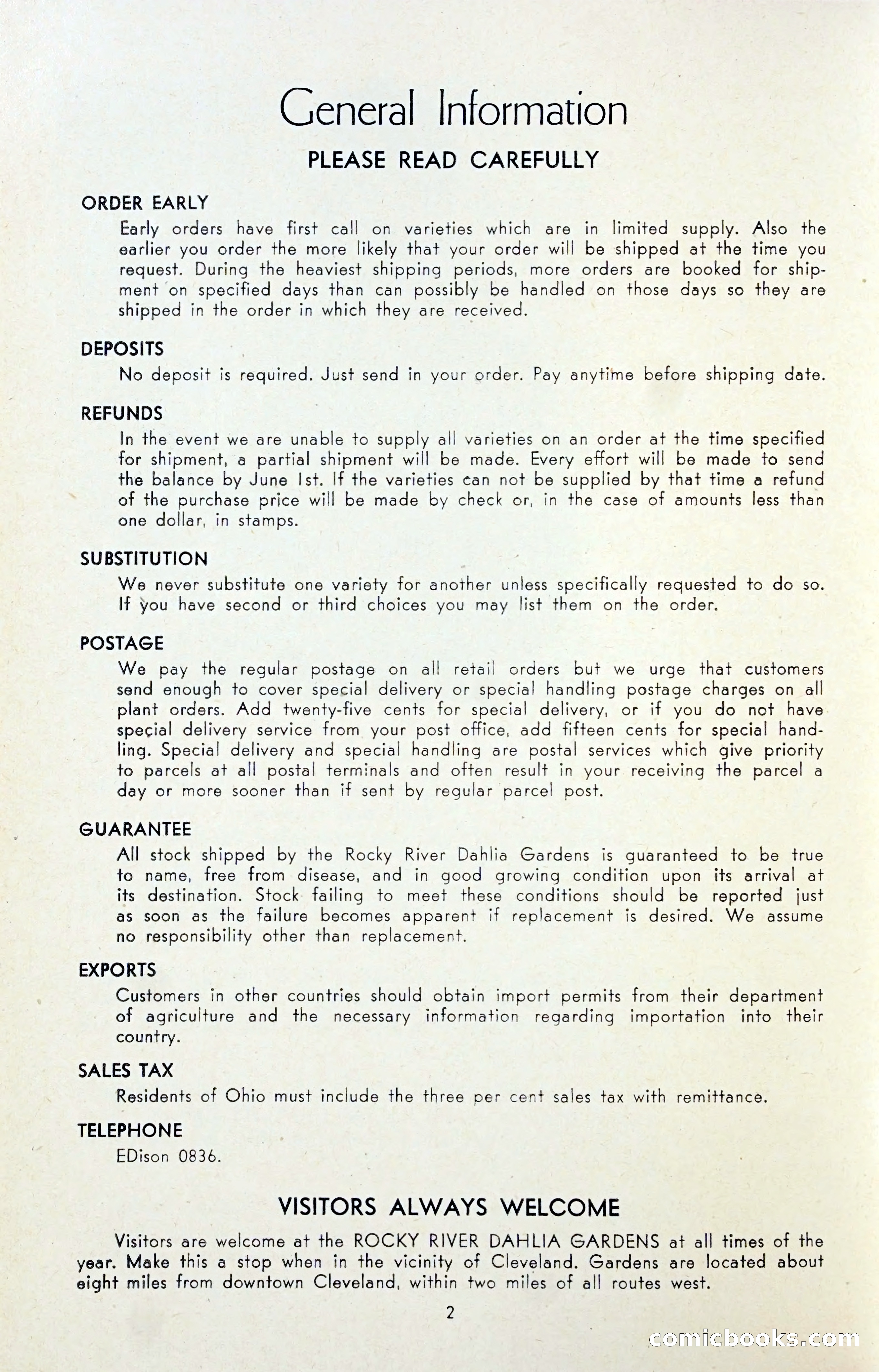 Dahlia Blue Book for 1947 — page 7 of 54
