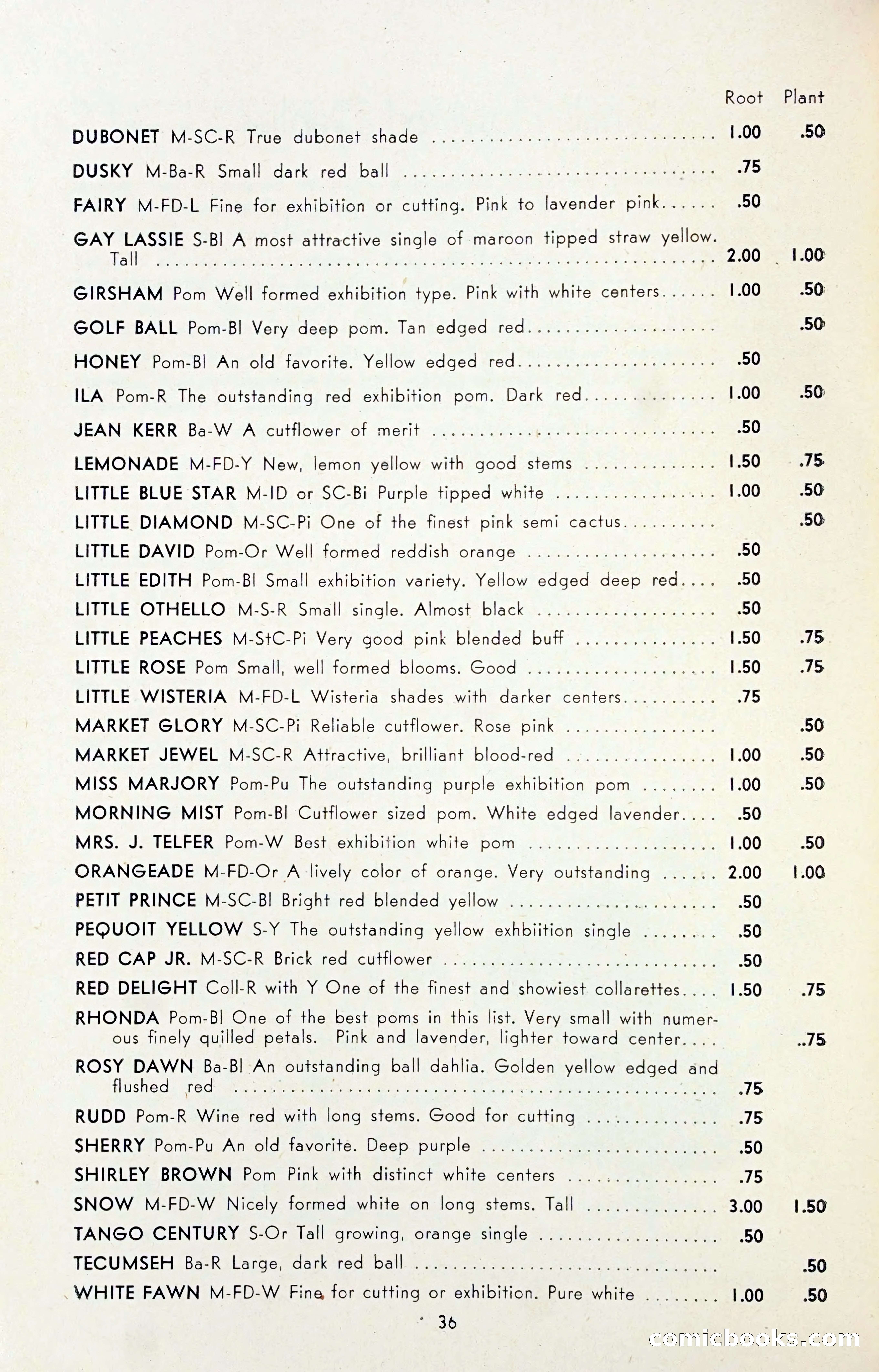 Dahlia Blue Book for 1947 — page 41 of 54