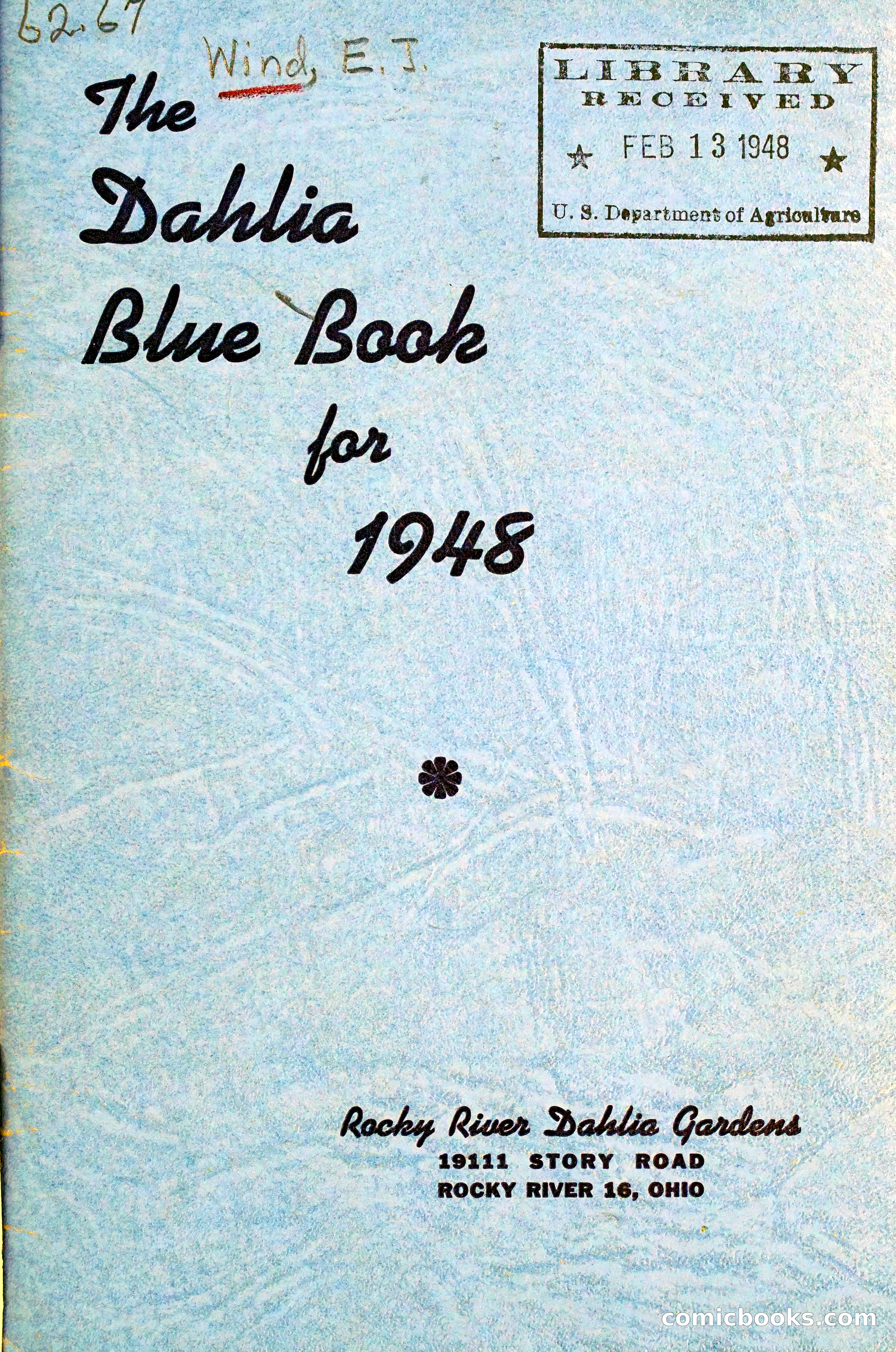 Dahlia Blue Book for 1948 — page 4 of 58