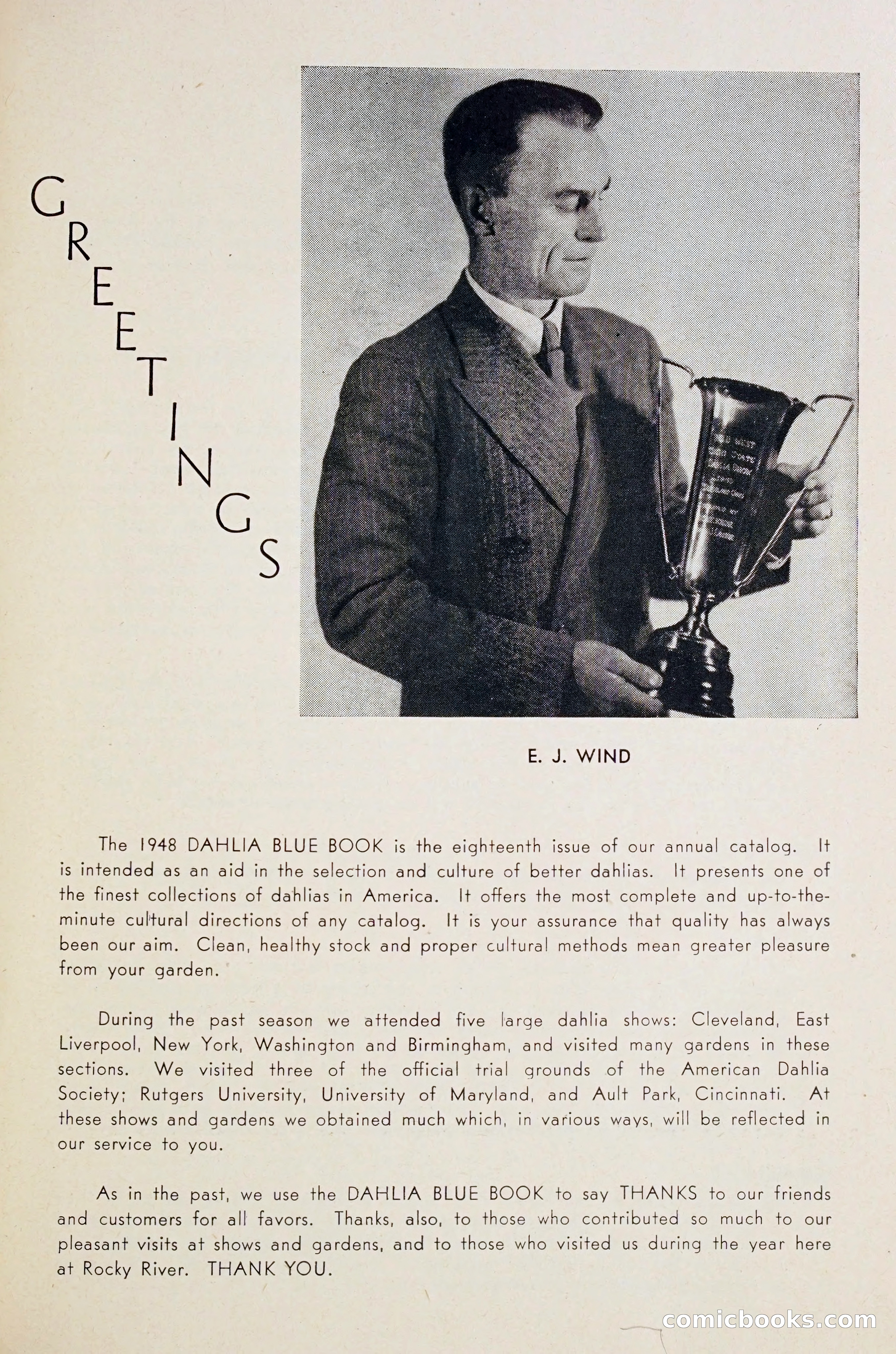 Dahlia Blue Book for 1948 — page 6 of 58