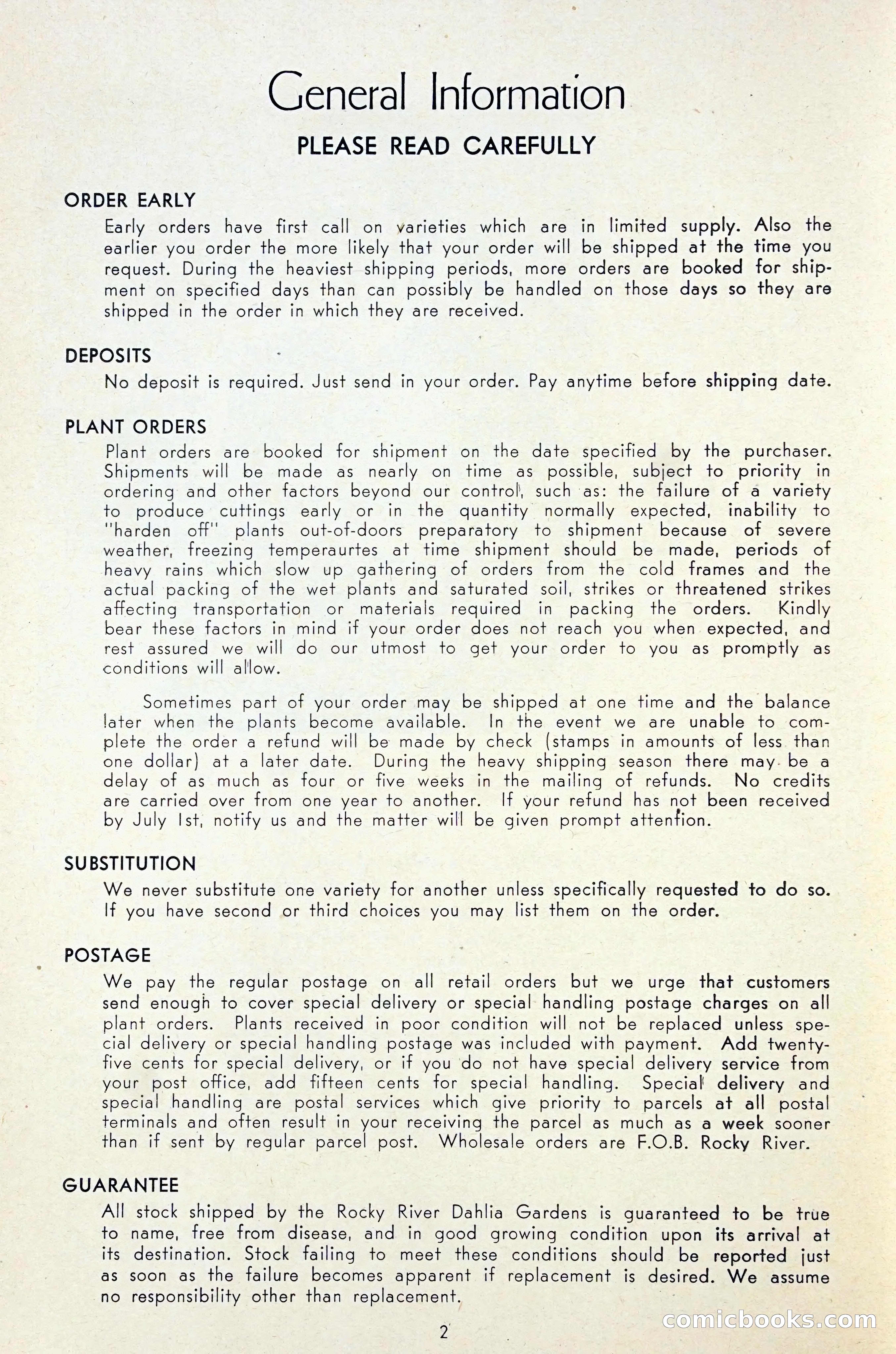 Dahlia Blue Book for 1948 — page 7 of 58