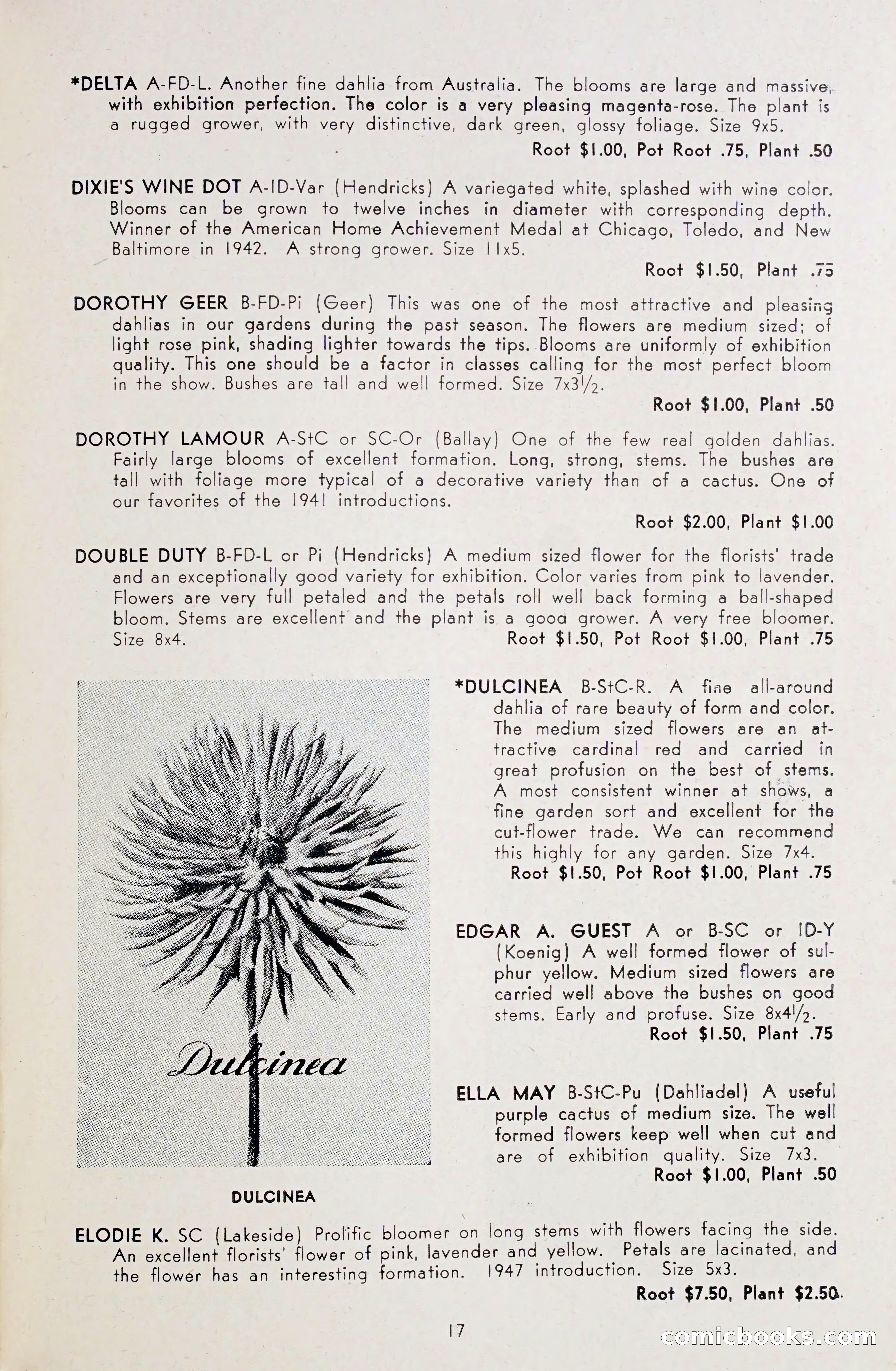 Dahlia Blue Book for 1948 — page 22 of 58