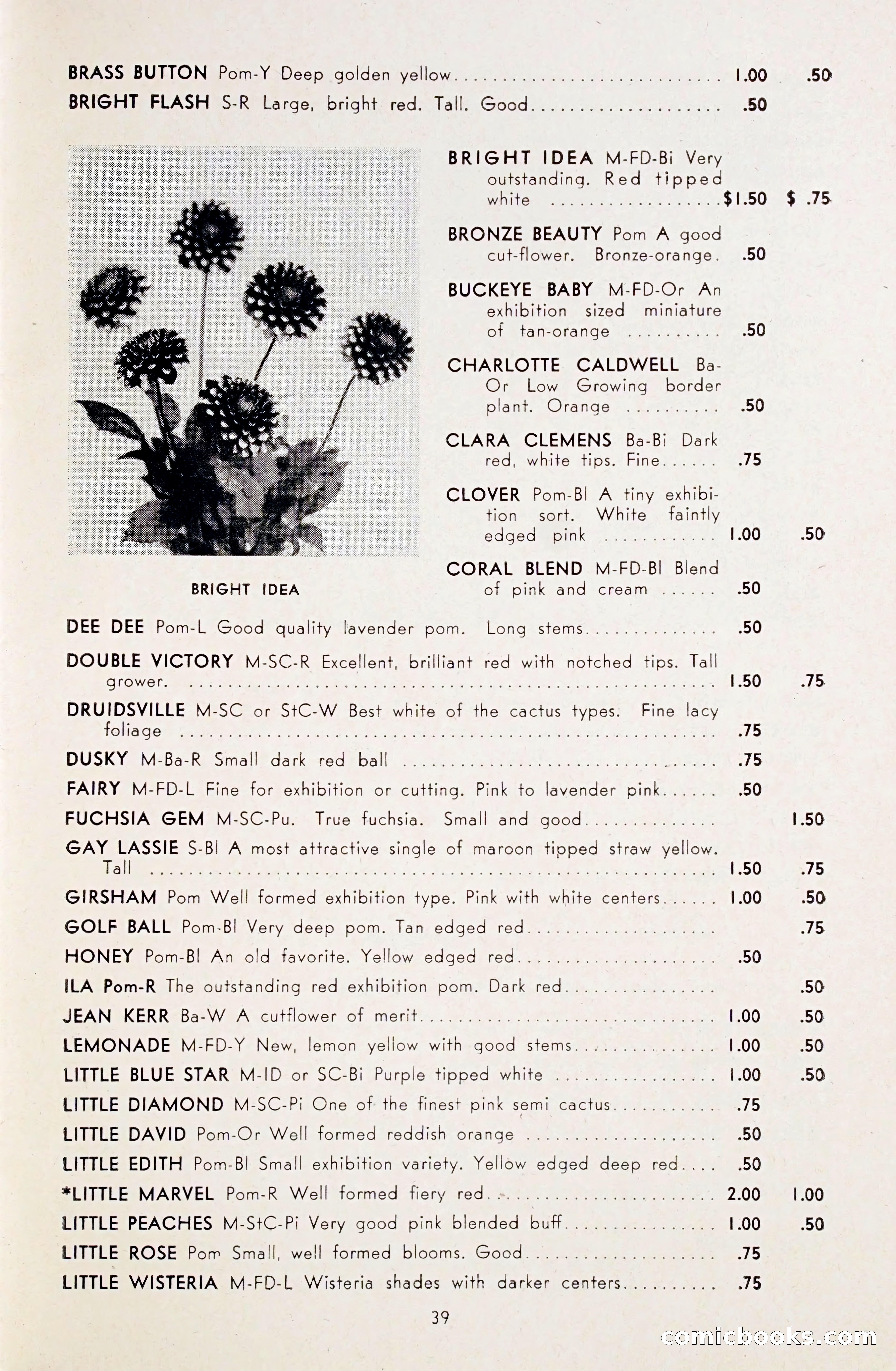Dahlia Blue Book for 1948 — page 44 of 58