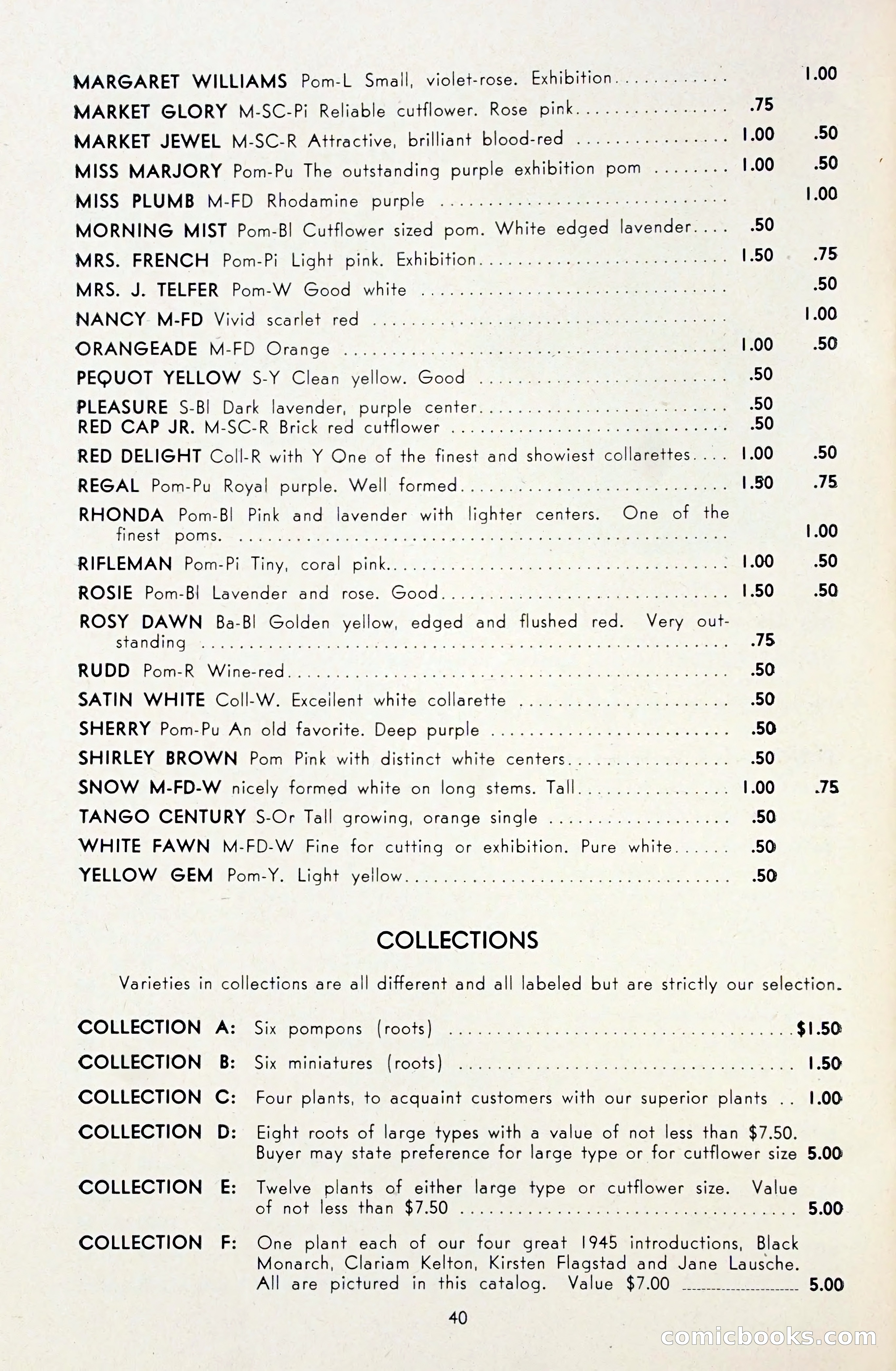 Dahlia Blue Book for 1948 — page 45 of 58