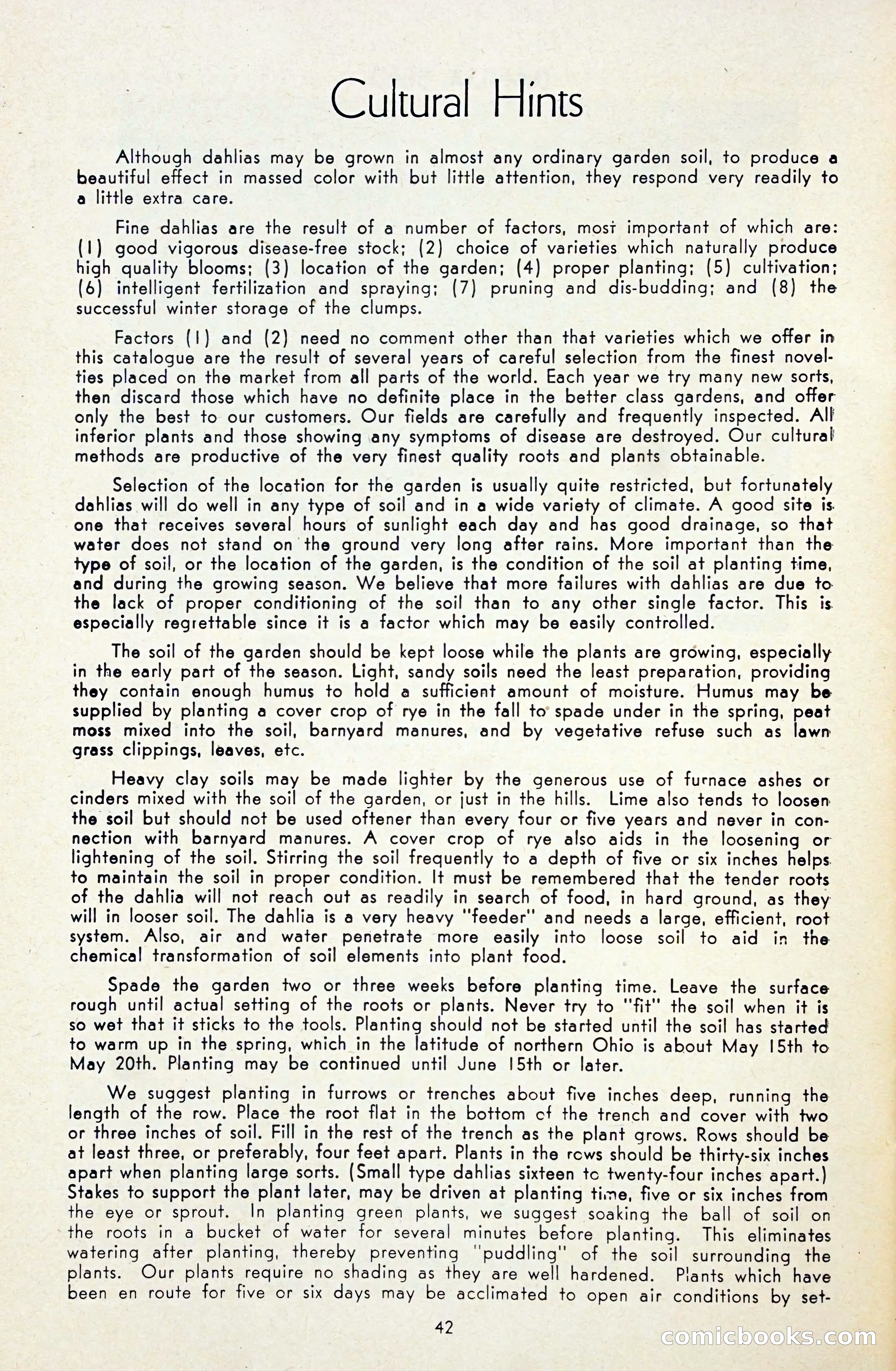 Dahlia Blue Book for 1948 — page 47 of 58