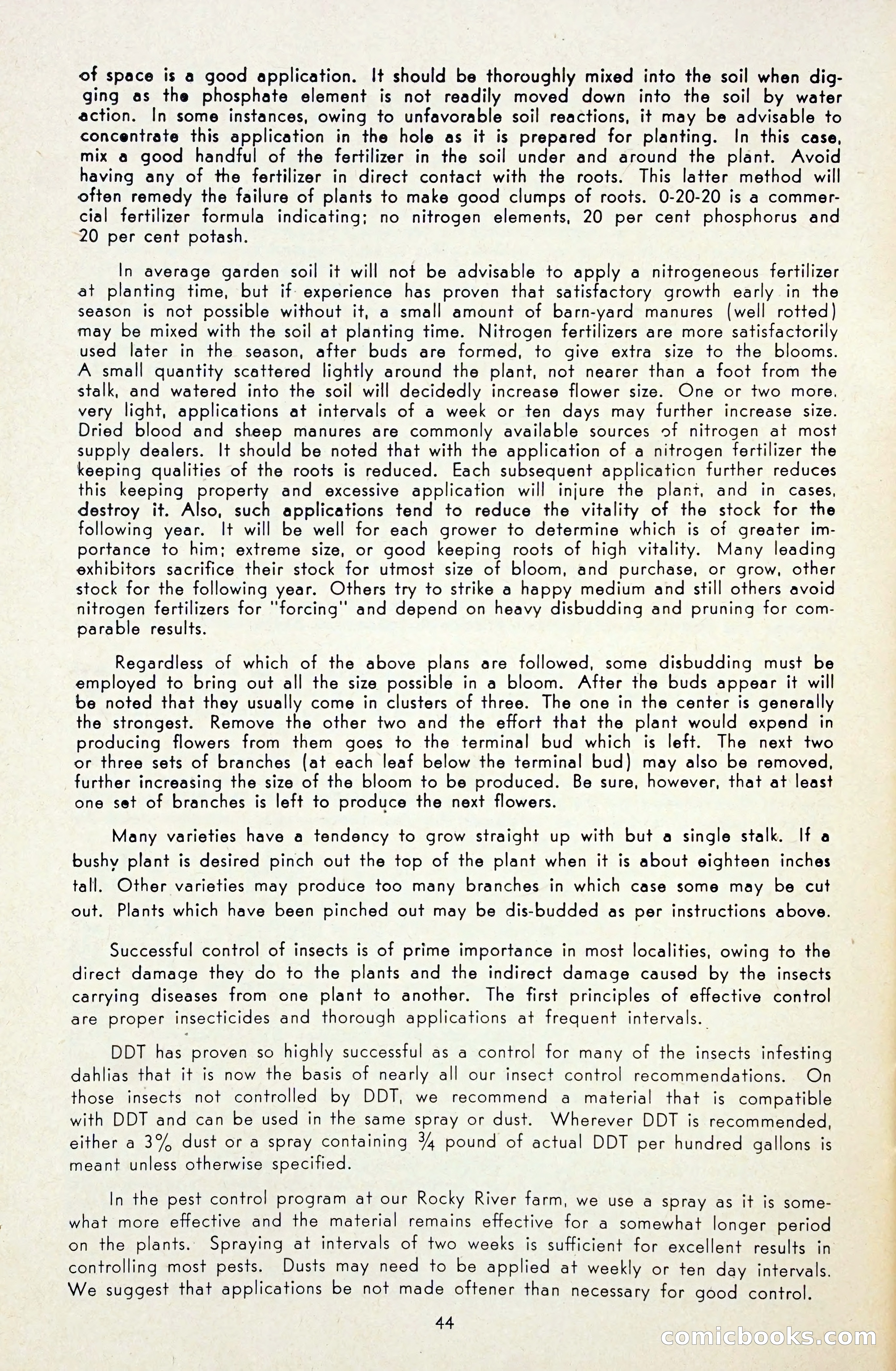 Dahlia Blue Book for 1948 — page 49 of 58