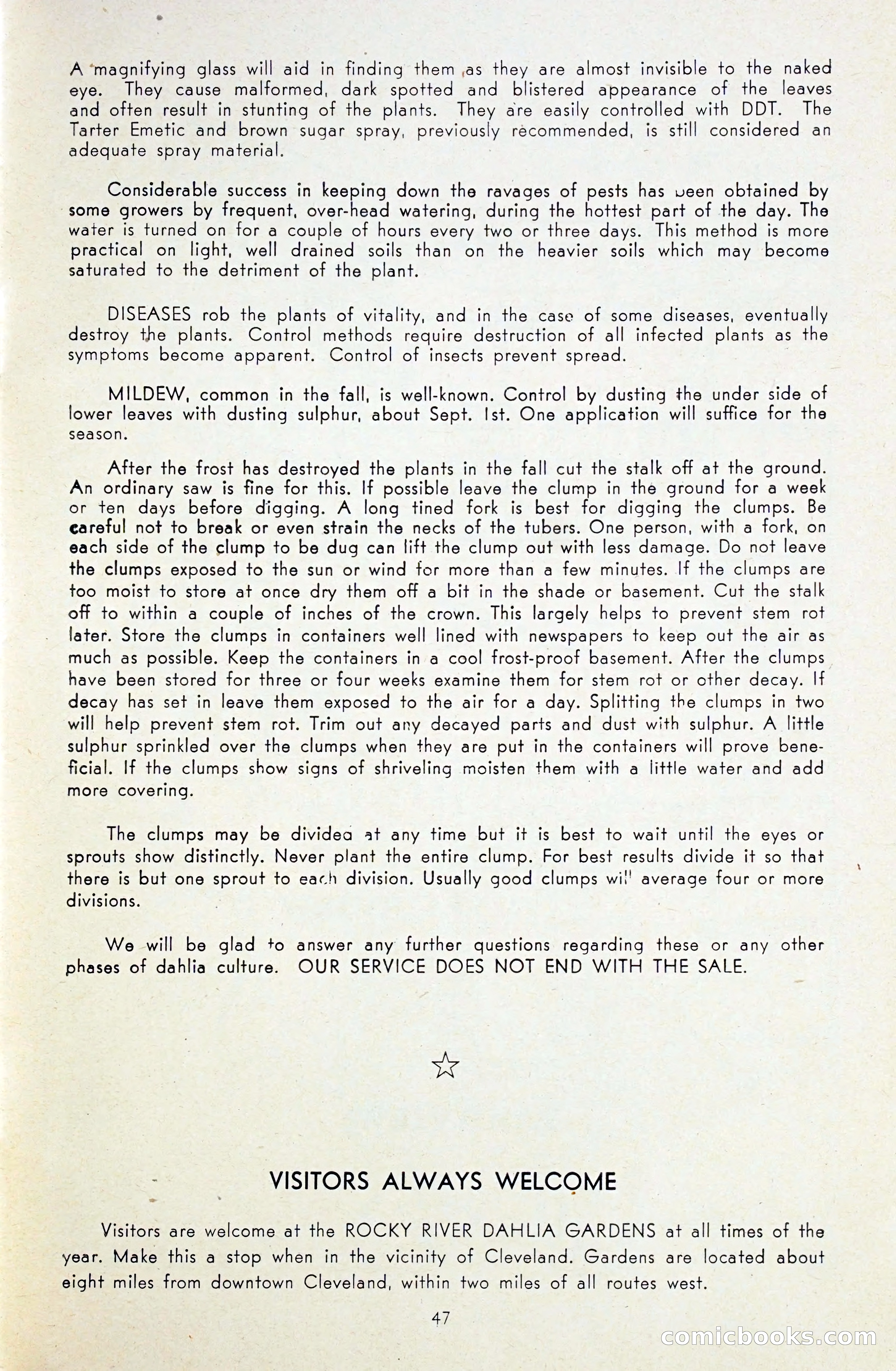 Dahlia Blue Book for 1948 — page 52 of 58