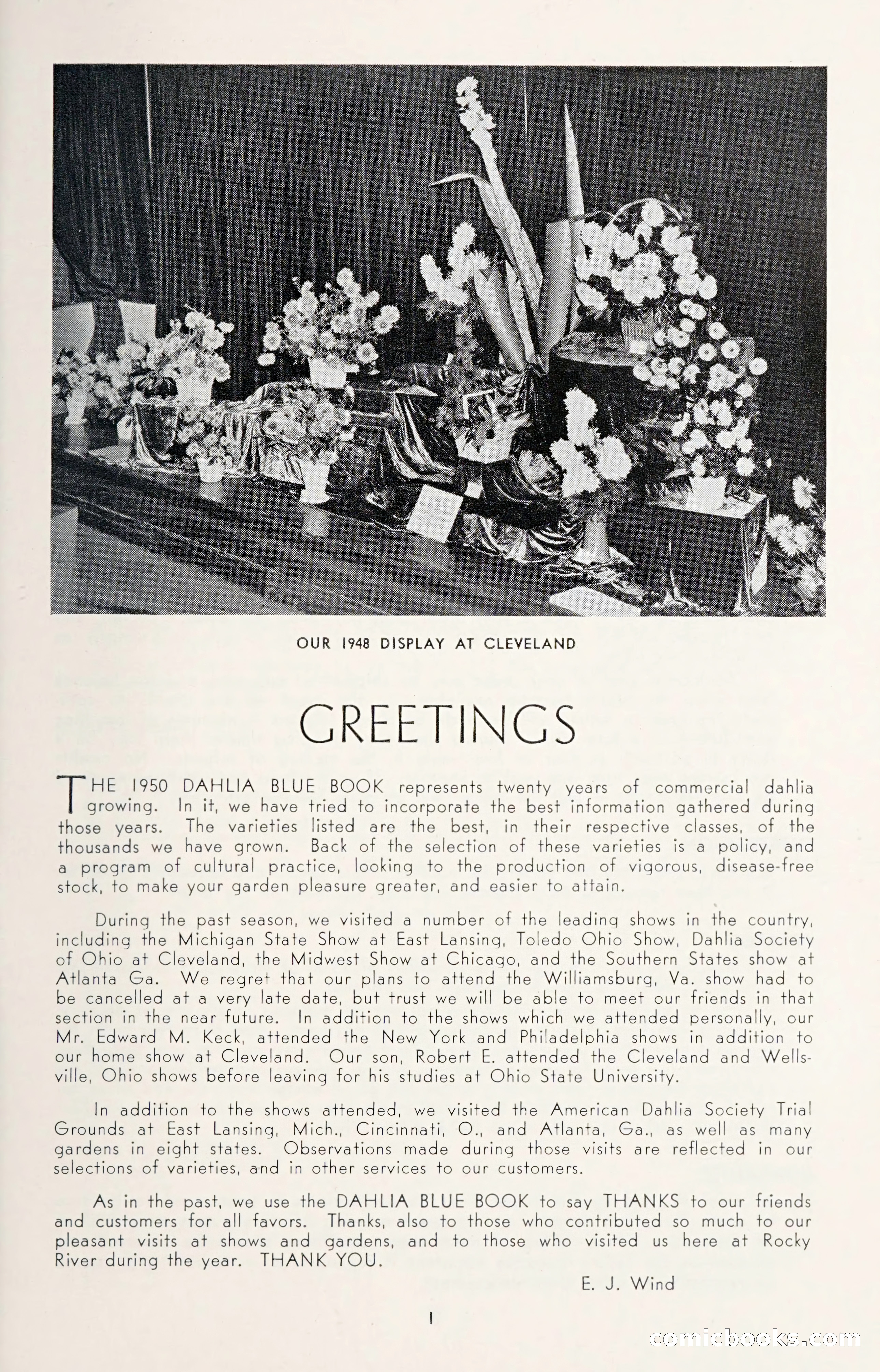 Dahlia Blue Book for 1950 — page 5 of 64