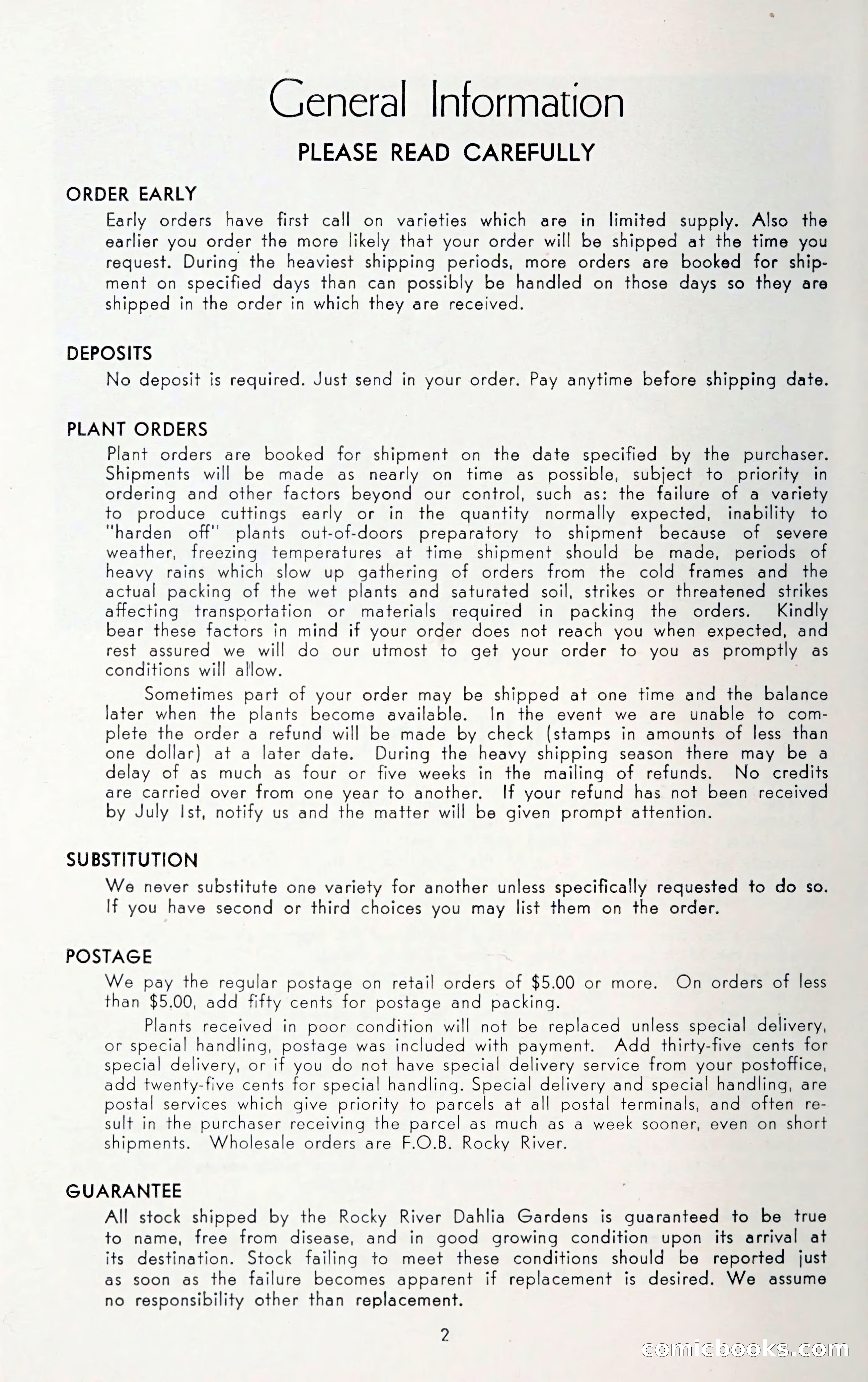 Dahlia Blue Book for 1950 — page 6 of 64