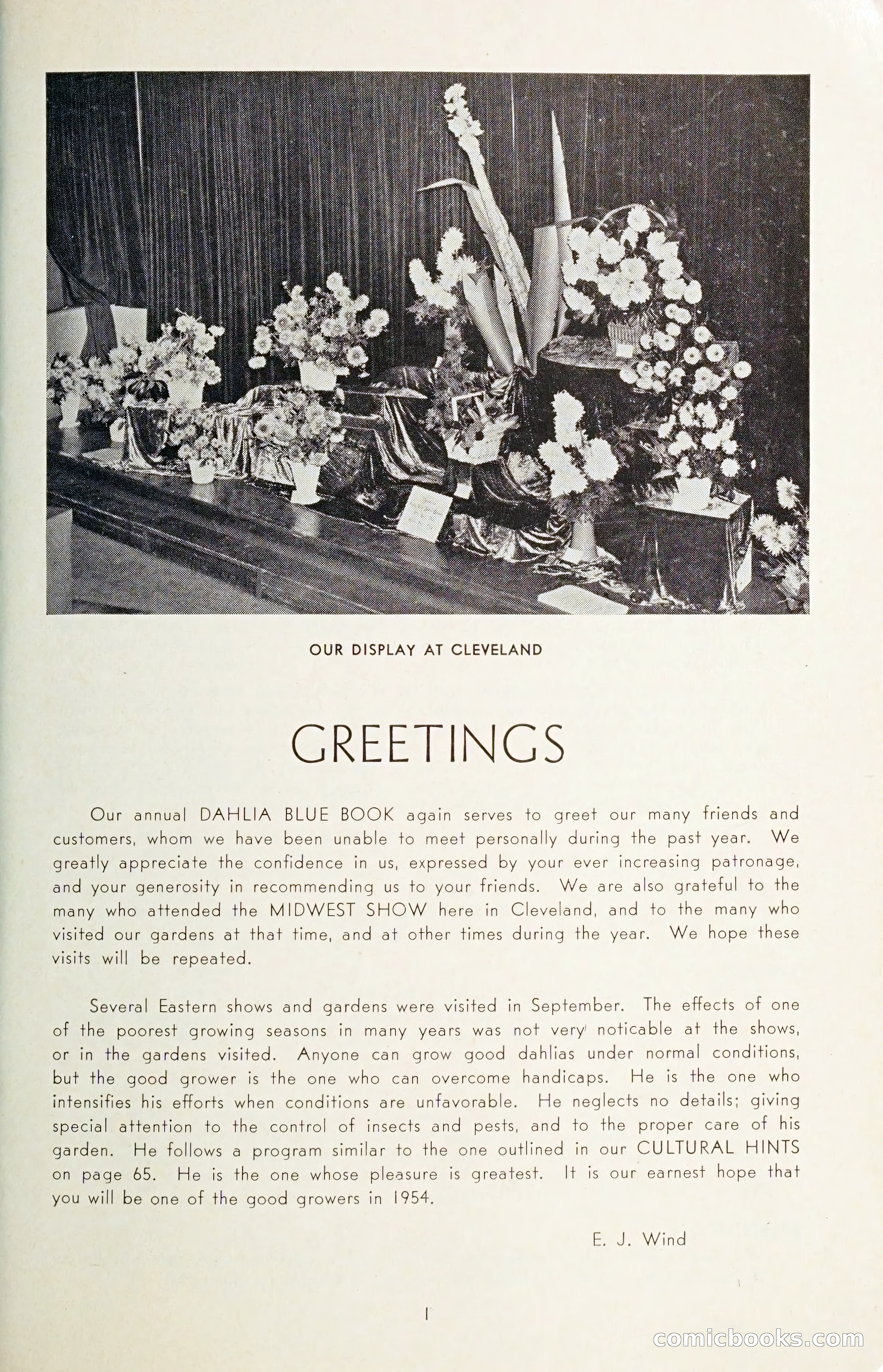 The Dahlia Blue Book for 1954 — page 3 of 80