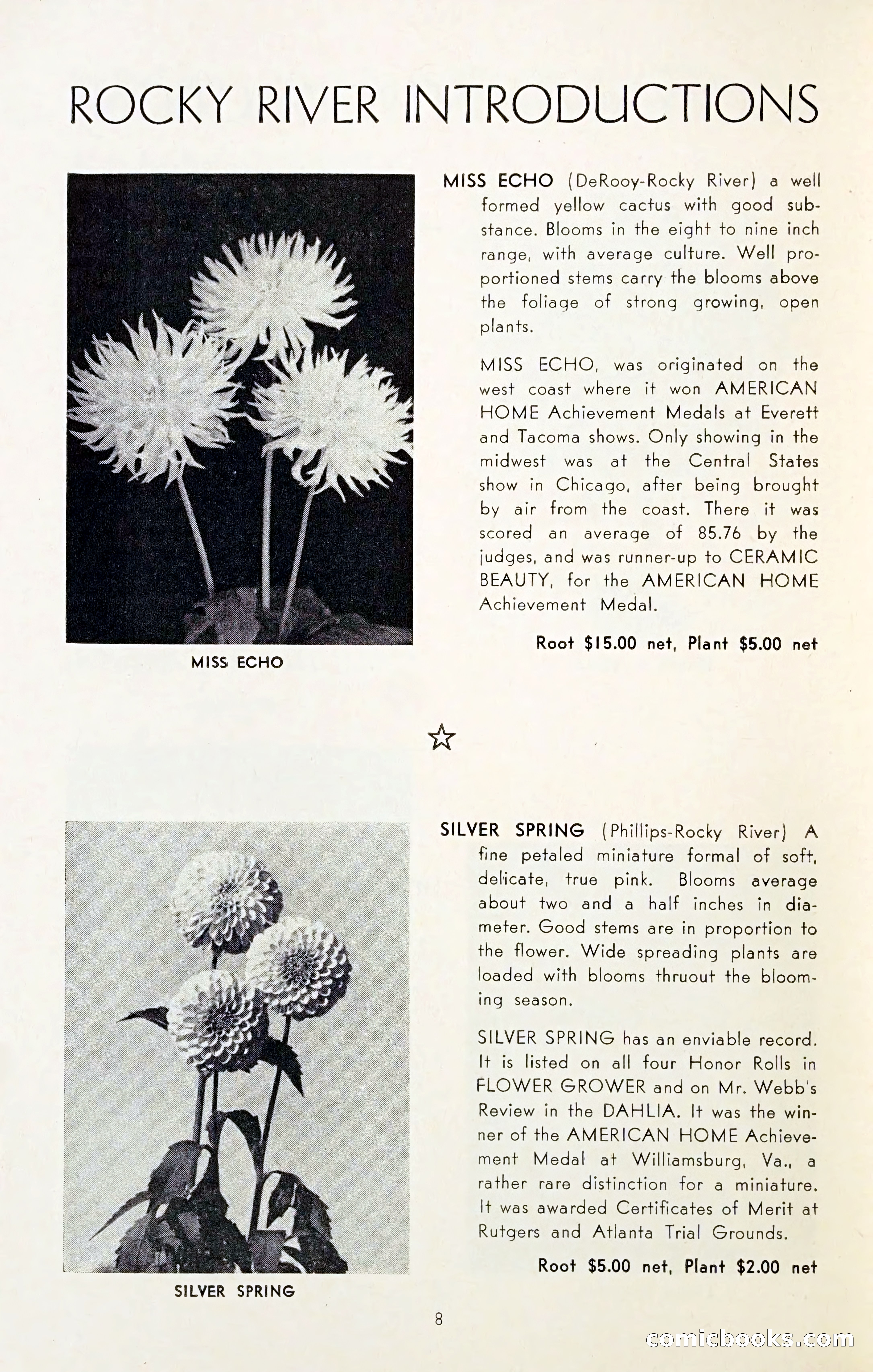 The Dahlia Blue Book for 1954 — page 10 of 80