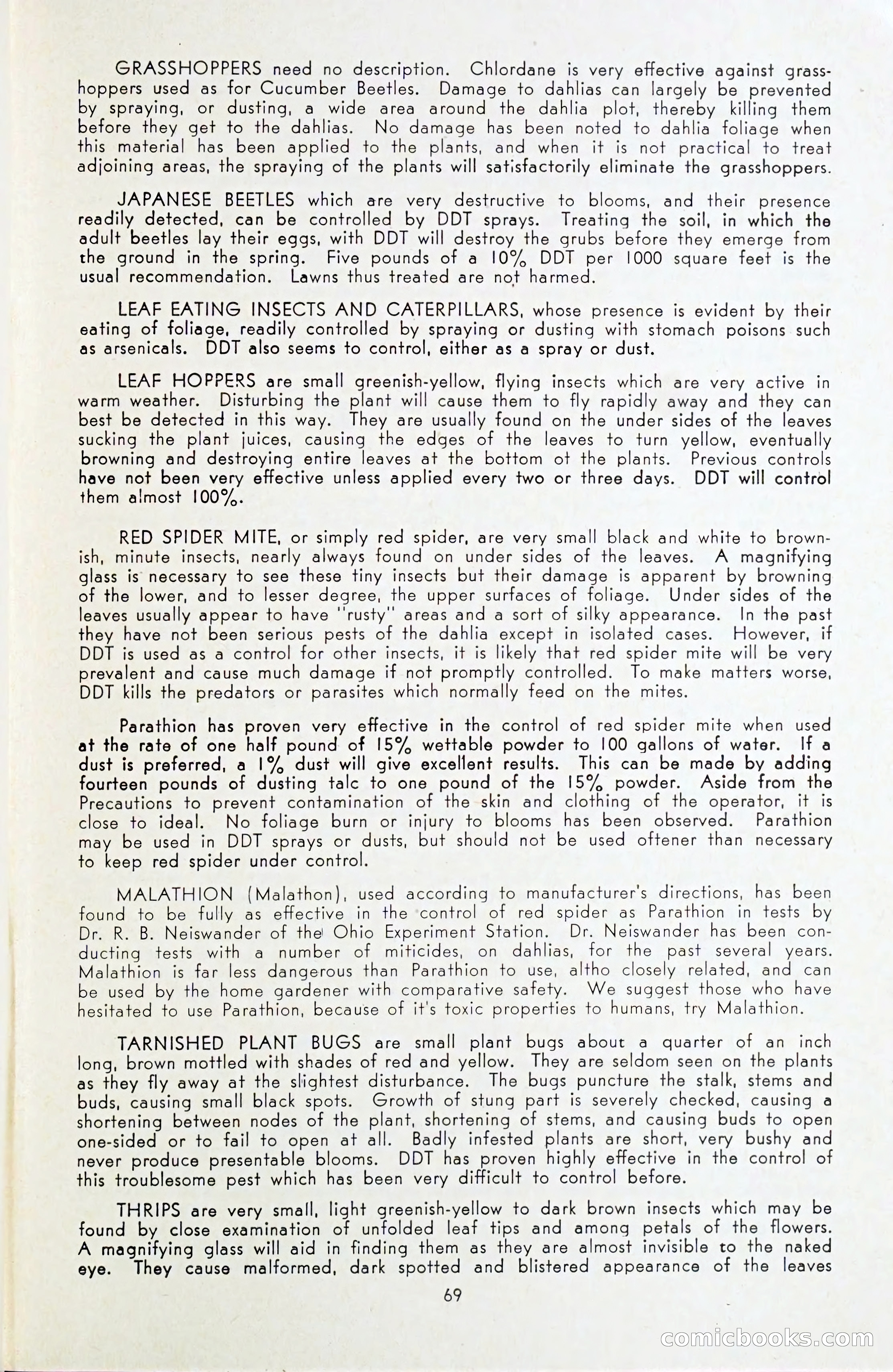 The Dahlia Blue Book for 1954 — page 71 of 80