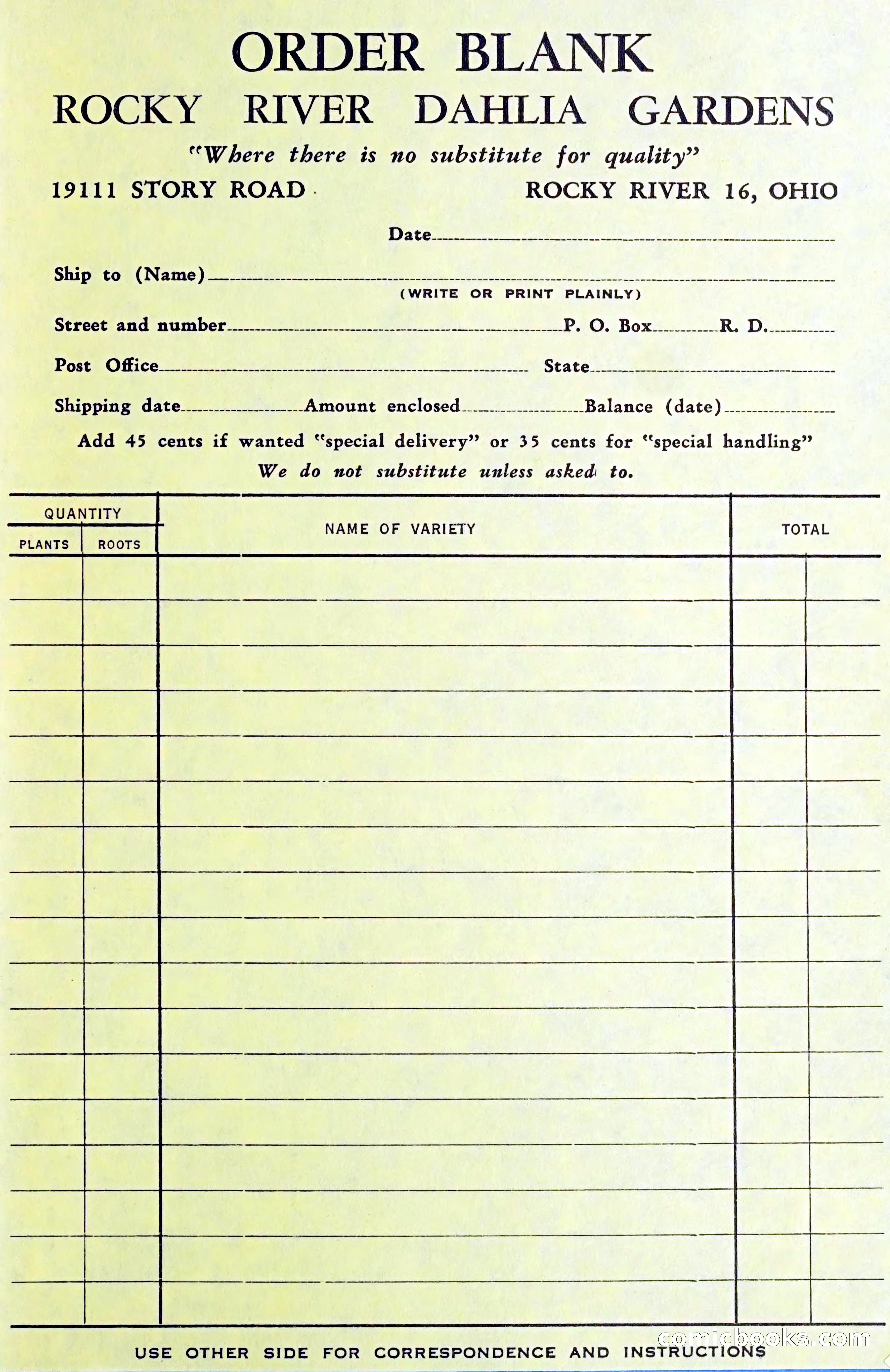The Dahlia Blue Book for 1954 — page 75 of 80