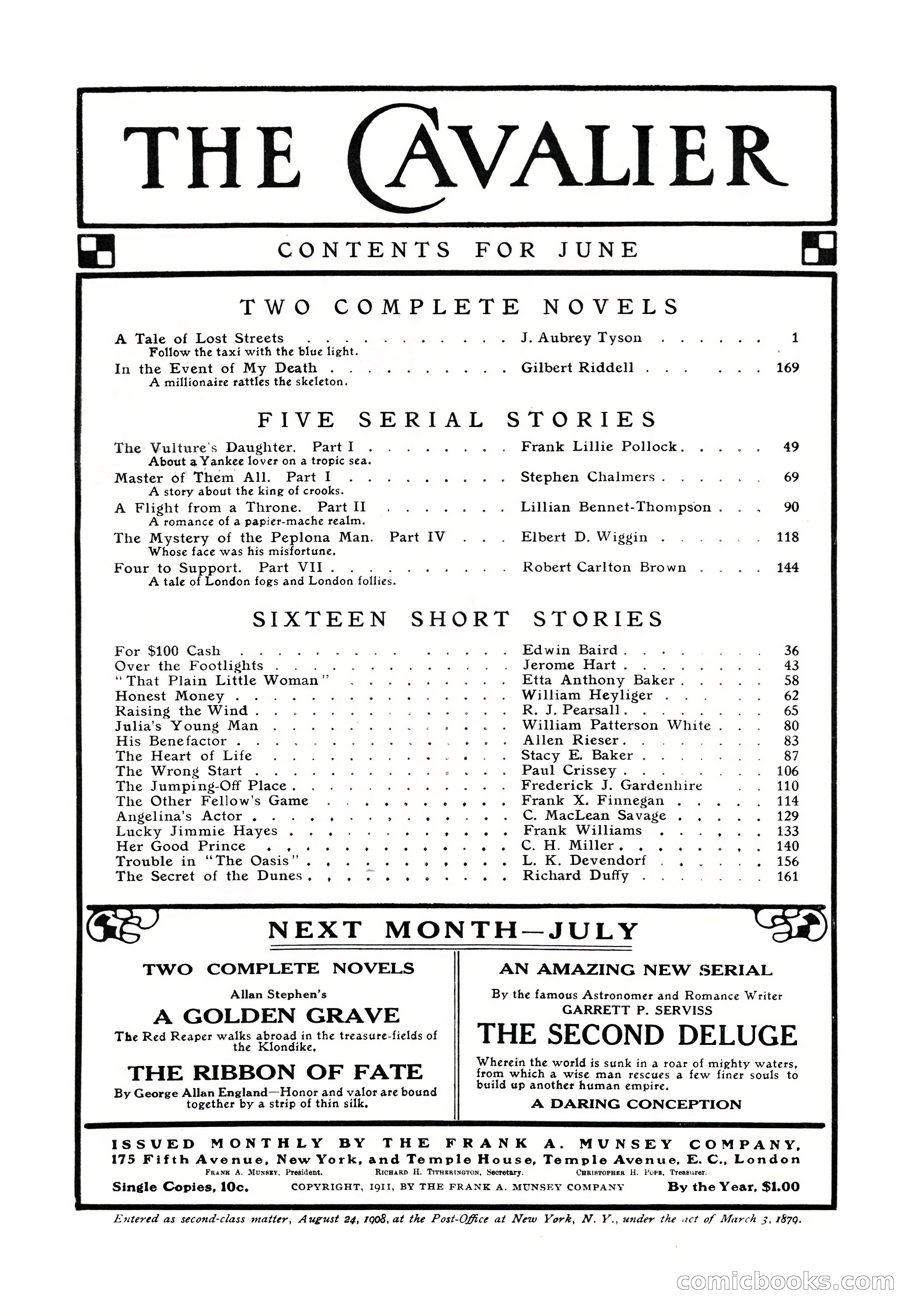The Cavalier, June 1911 — page 3 of 198