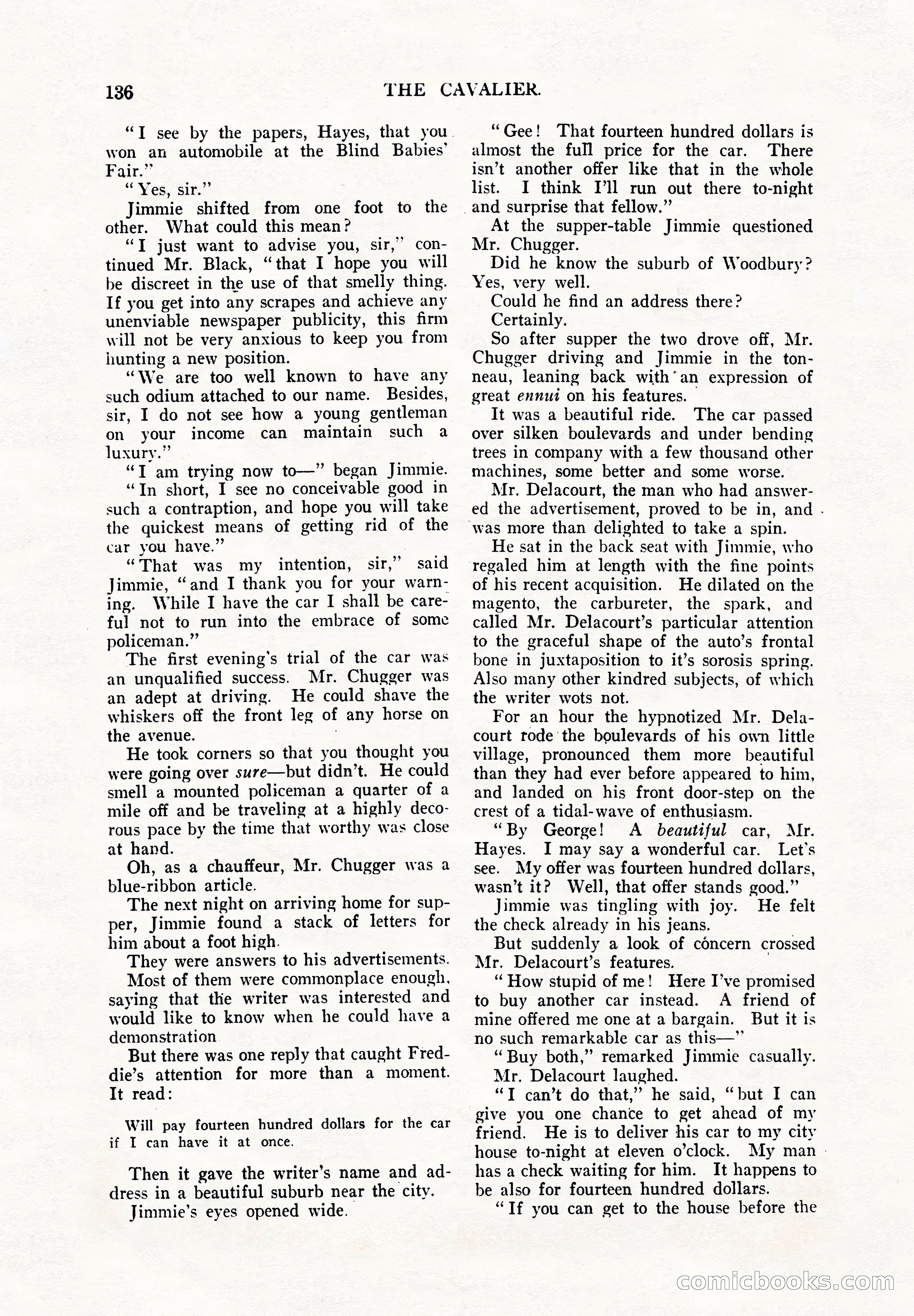 The Cavalier, June 1911 — page 140 of 198