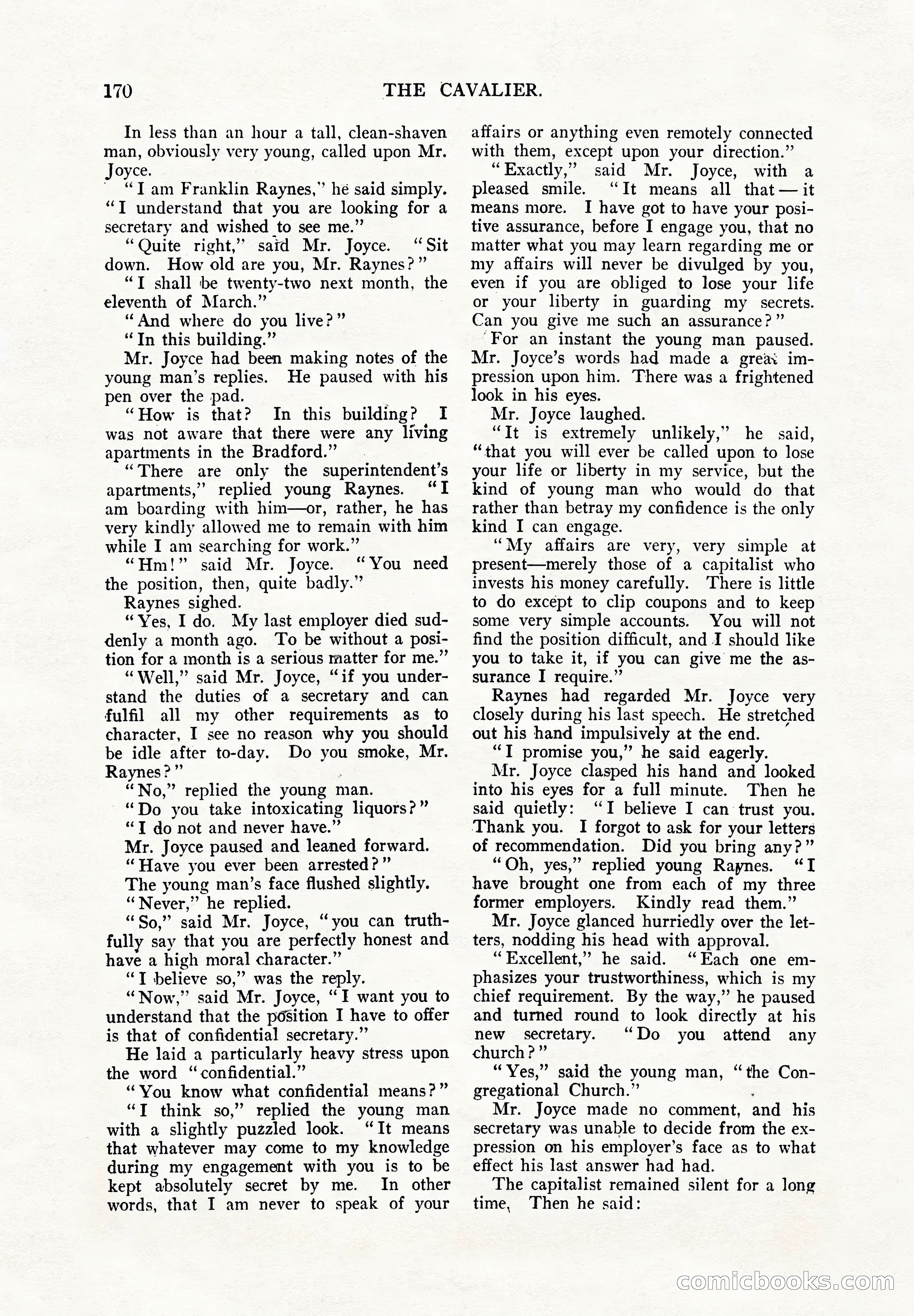 The Cavalier, June 1911 — page 174 of 198