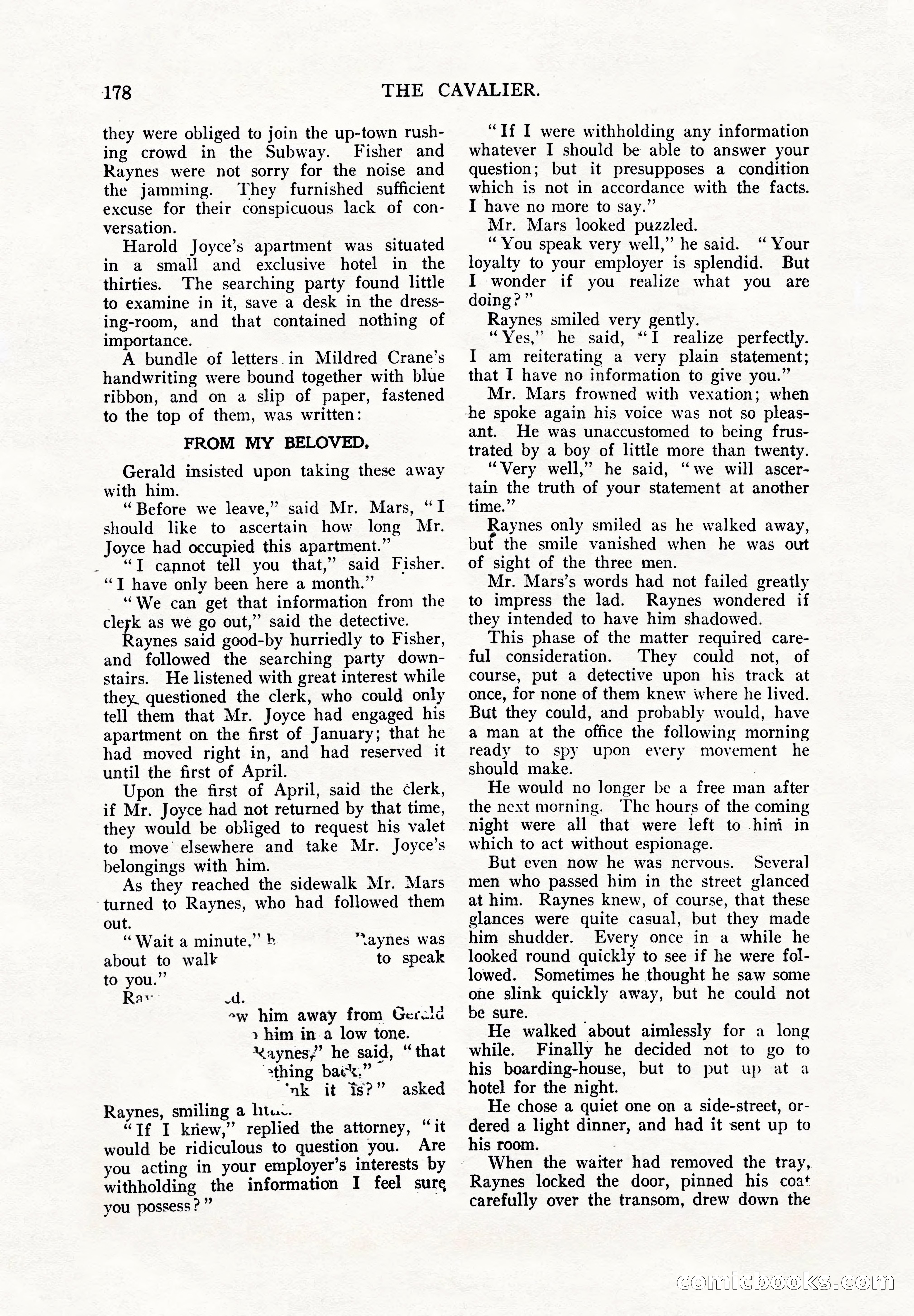 The Cavalier, June 1911 — page 182 of 198
