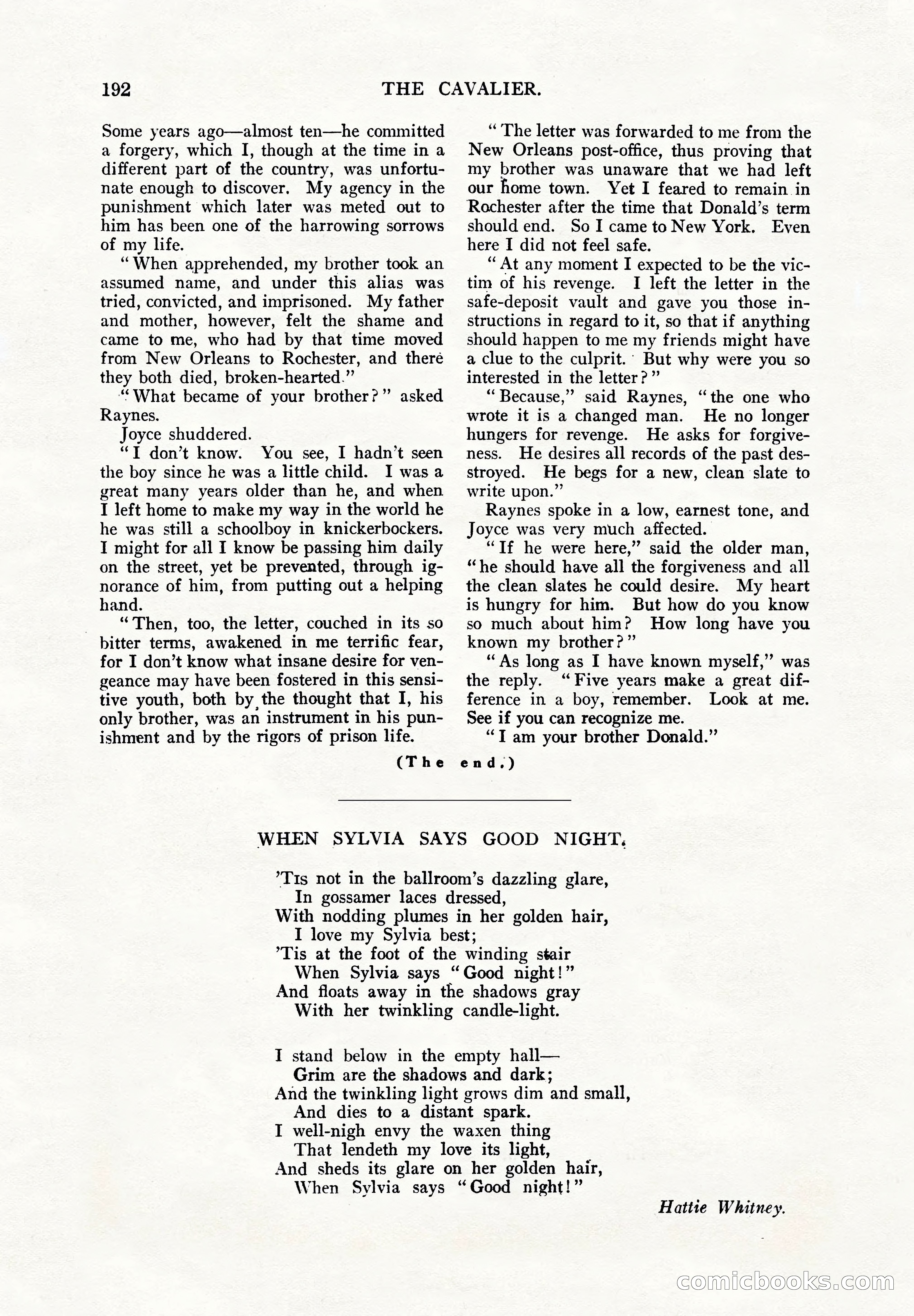 The Cavalier, June 1911 — page 196 of 198