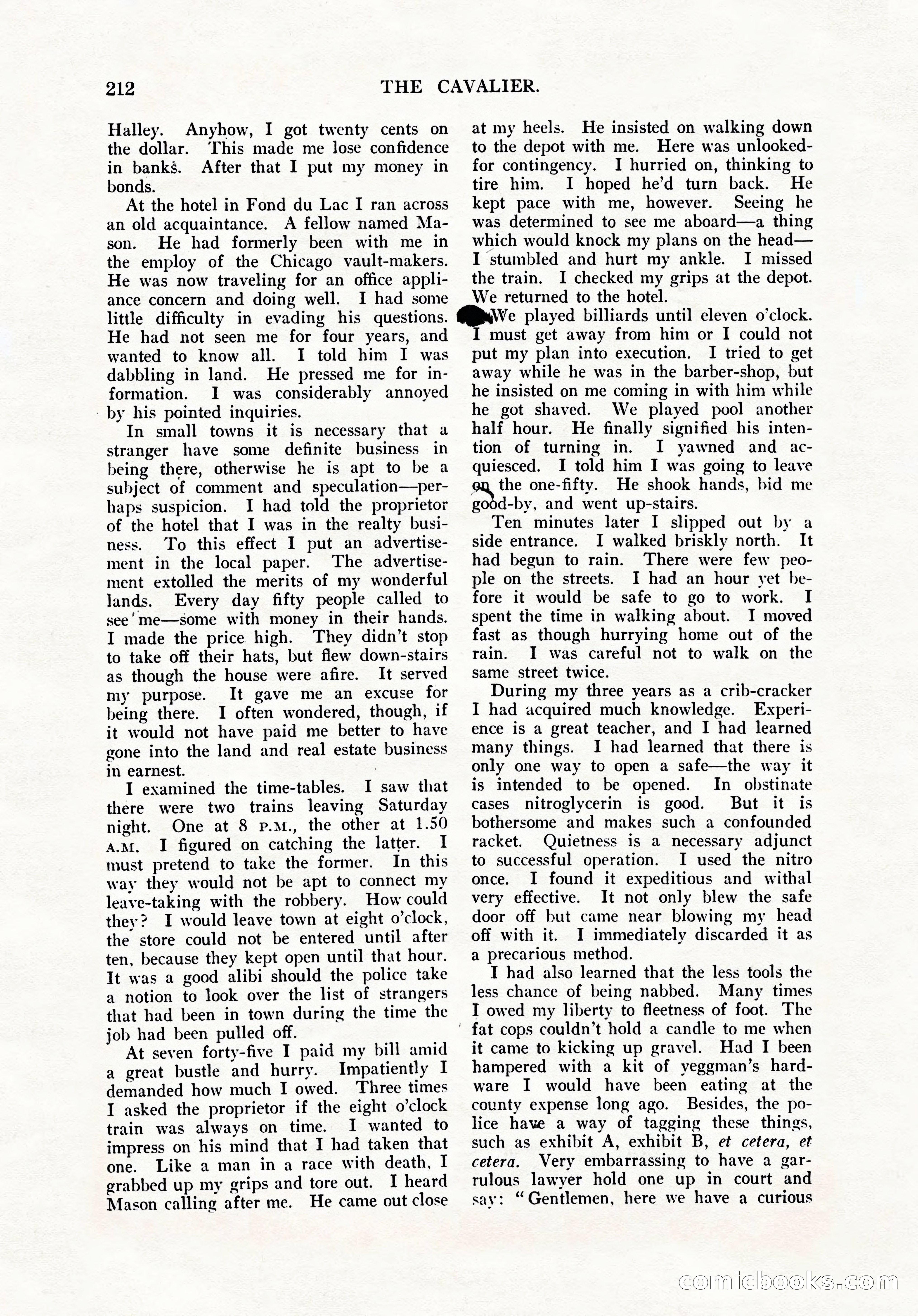The Cavalier, July 1911 — page 24 of 198