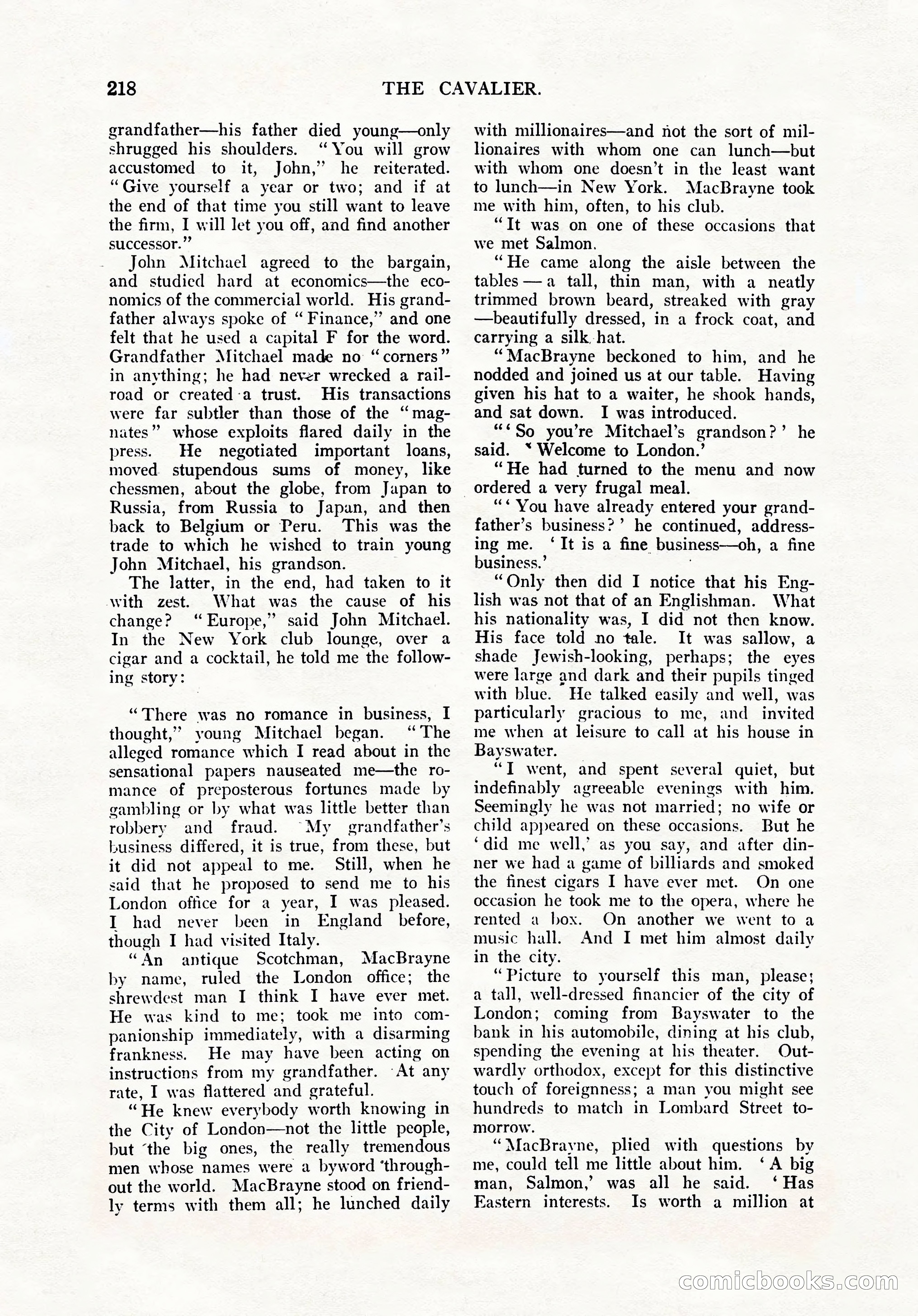 The Cavalier, July 1911 — page 30 of 198