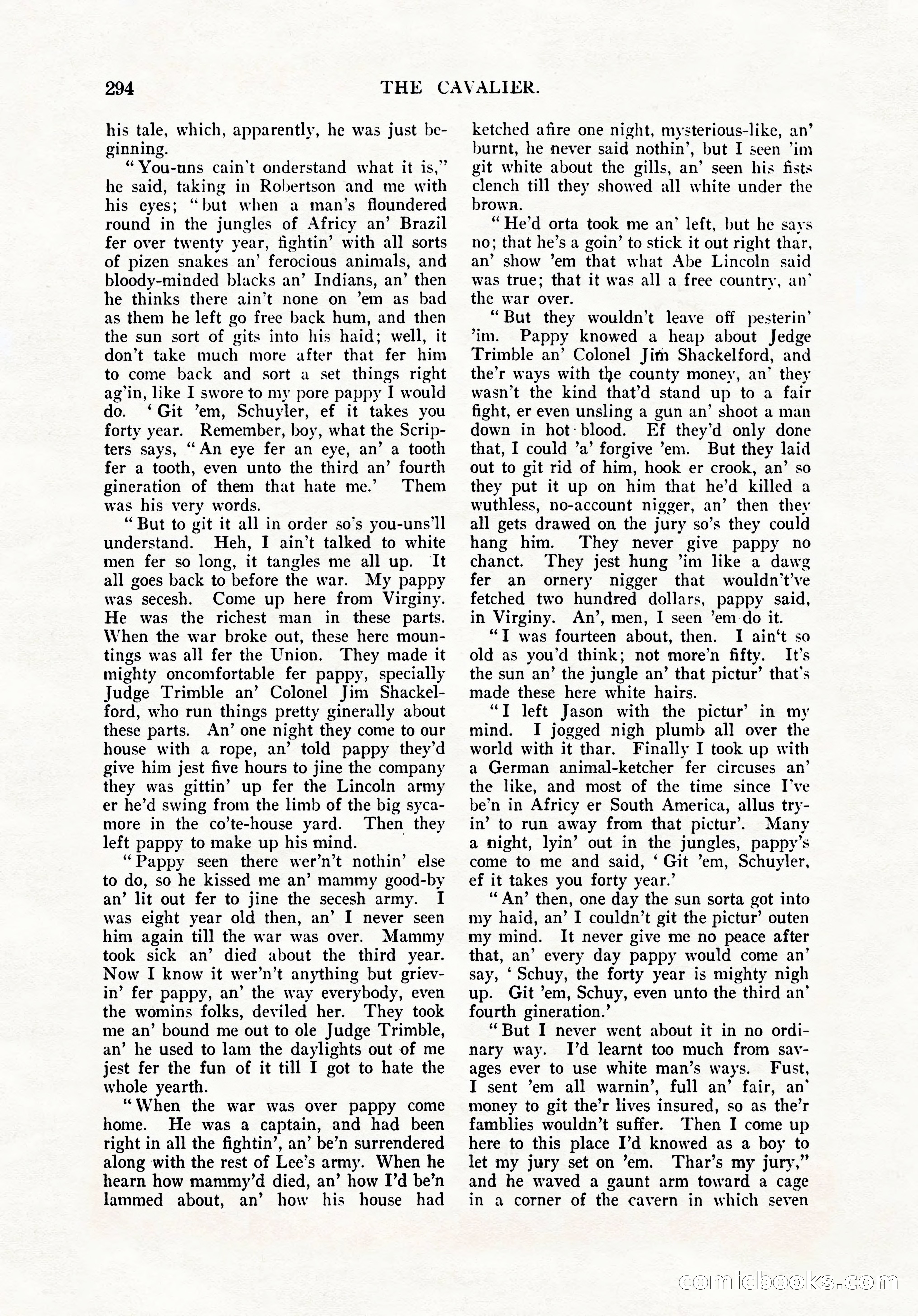 The Cavalier, July 1911 — page 106 of 198