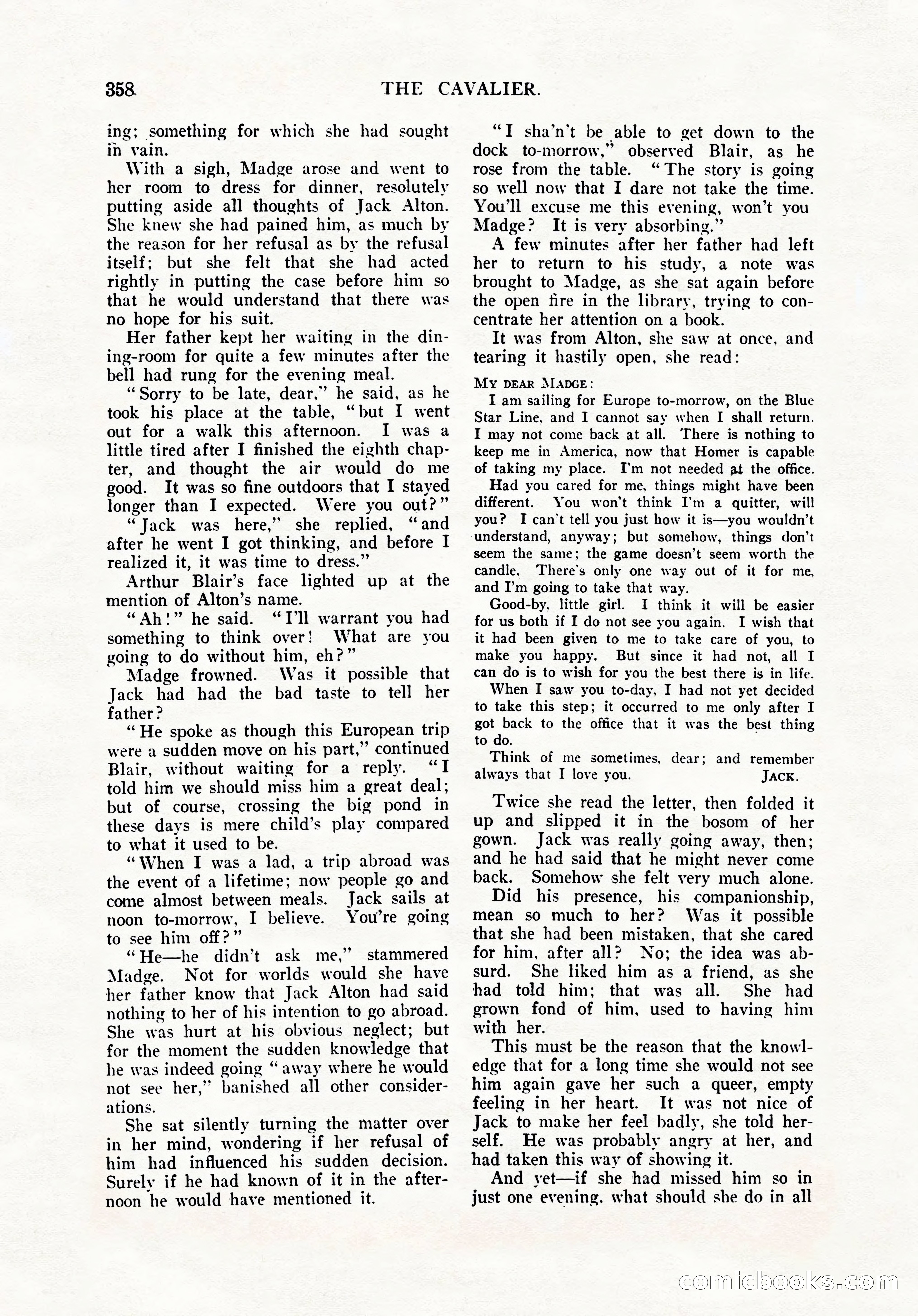 The Cavalier, July 1911 — page 170 of 198