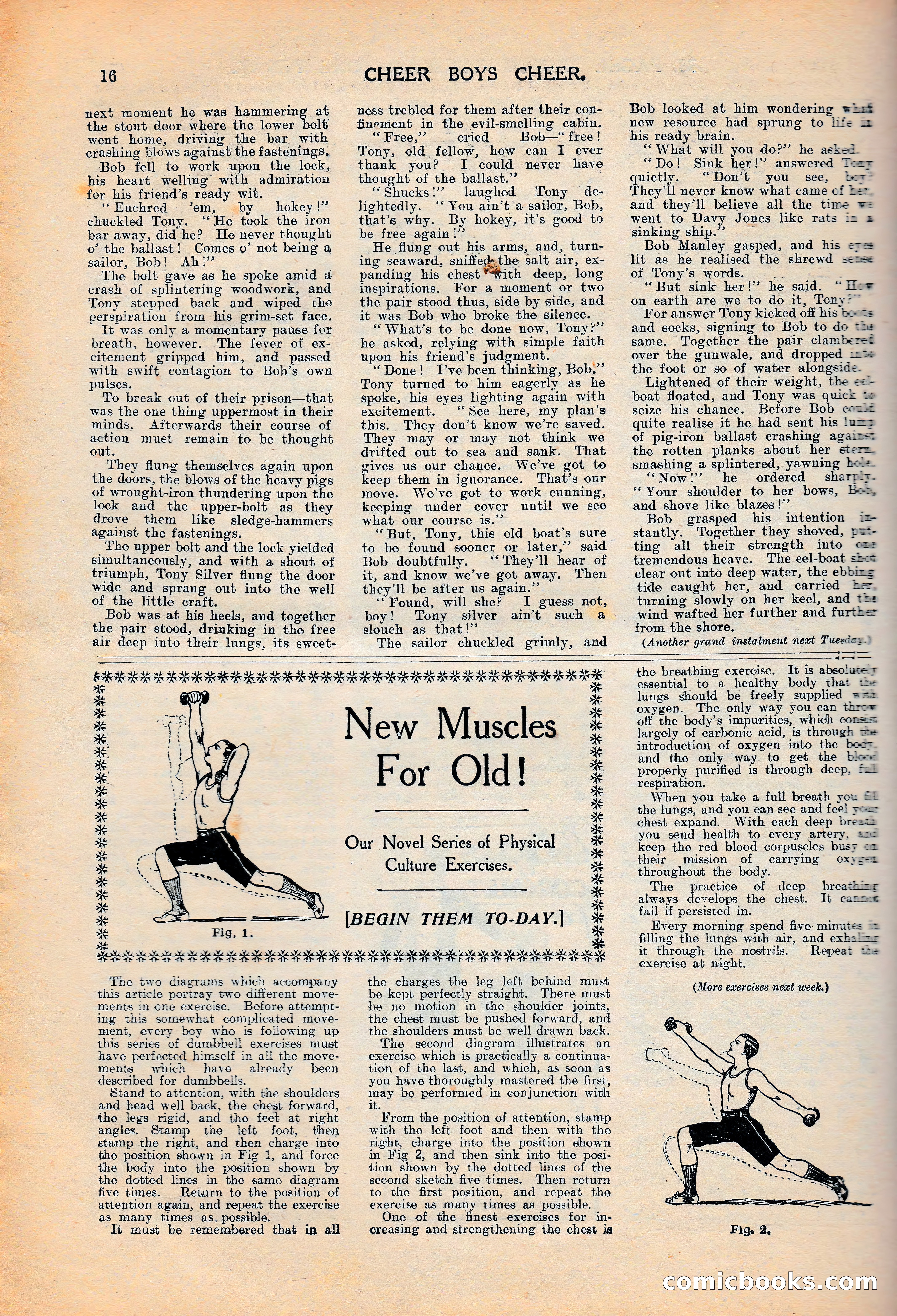 Cheer Boys Cheer: The Boys' Journal, No. 62 — page 16 of 36