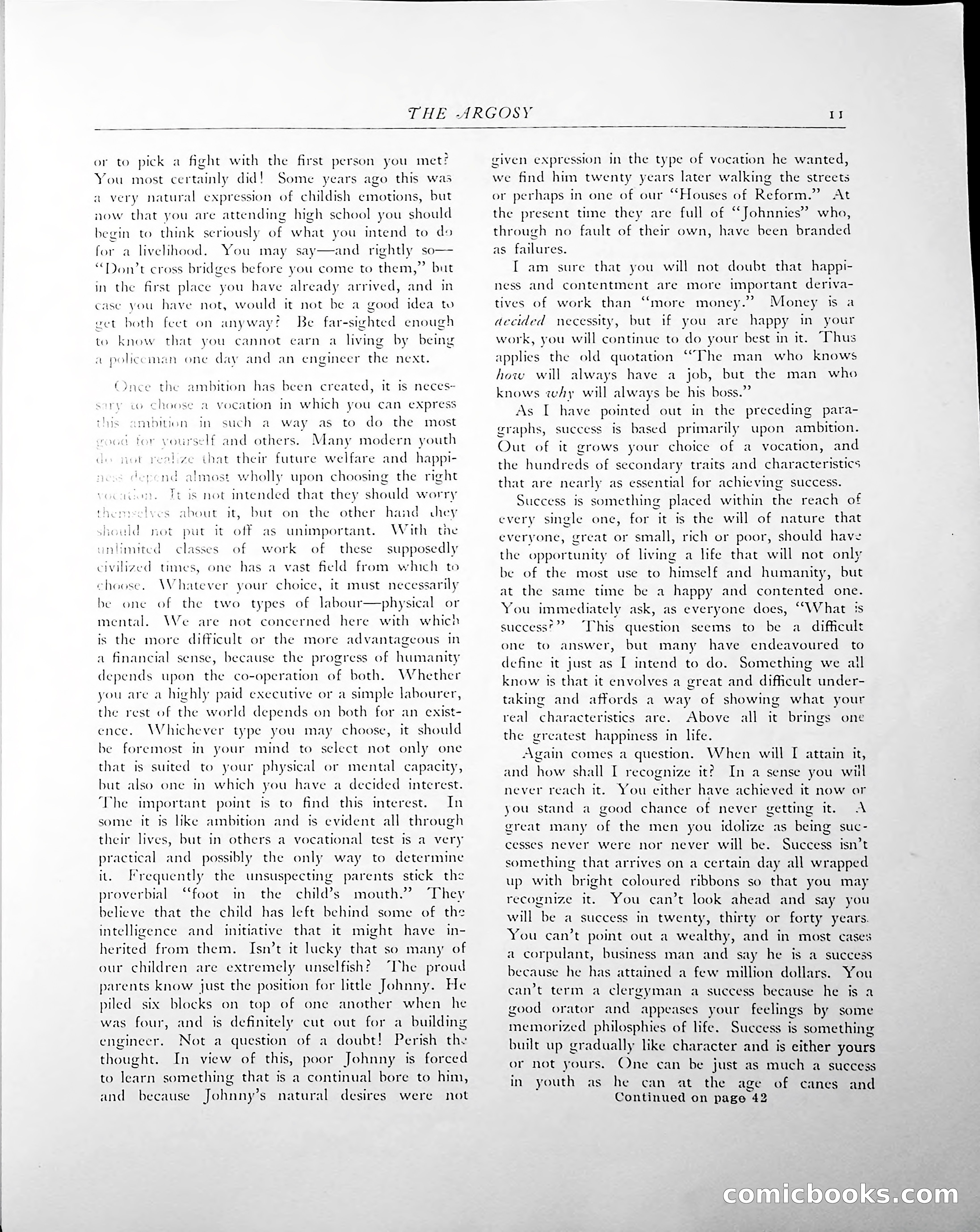 The Argosy, 1938 — page 13 of 86
