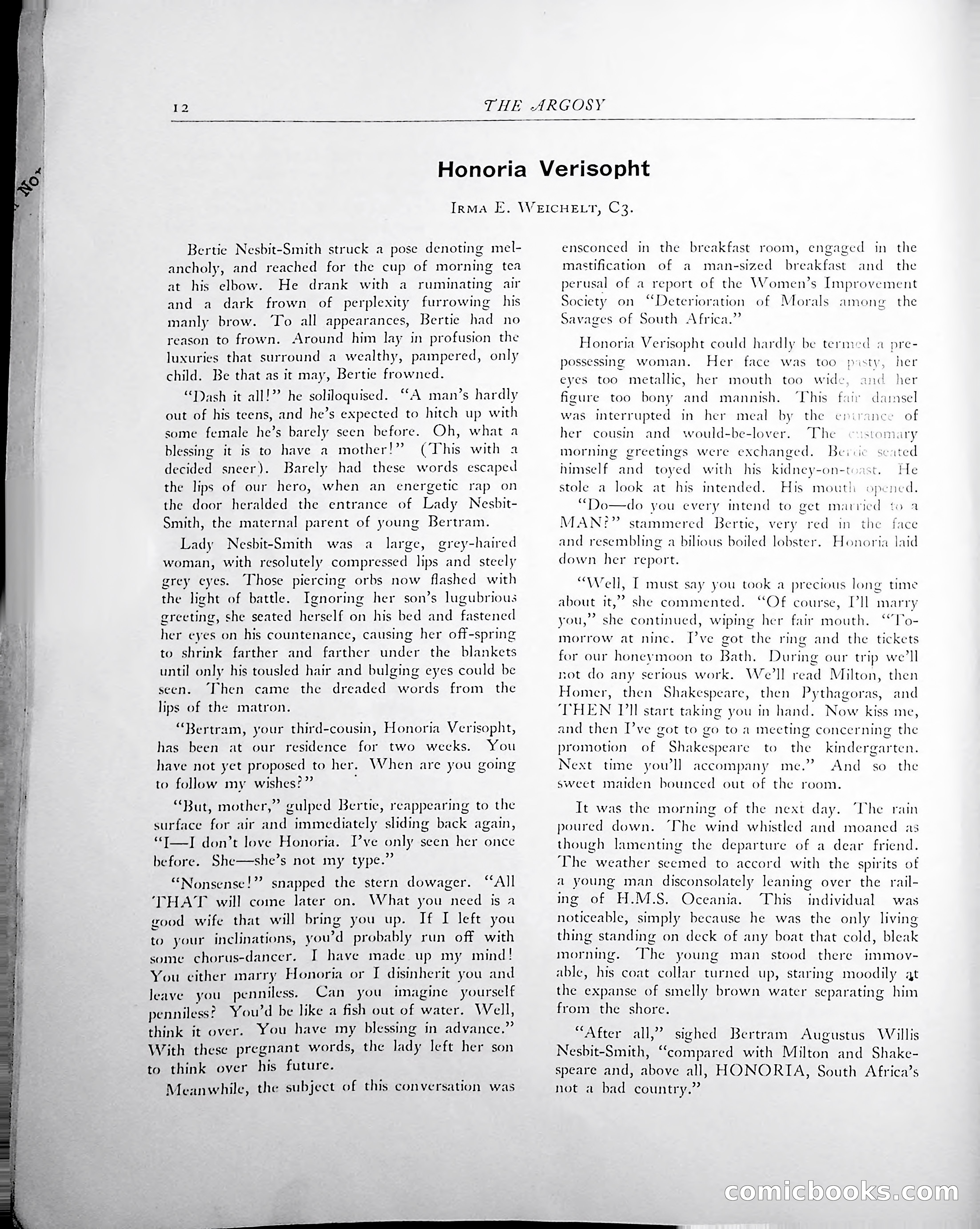 The Argosy, 1938 — page 14 of 86