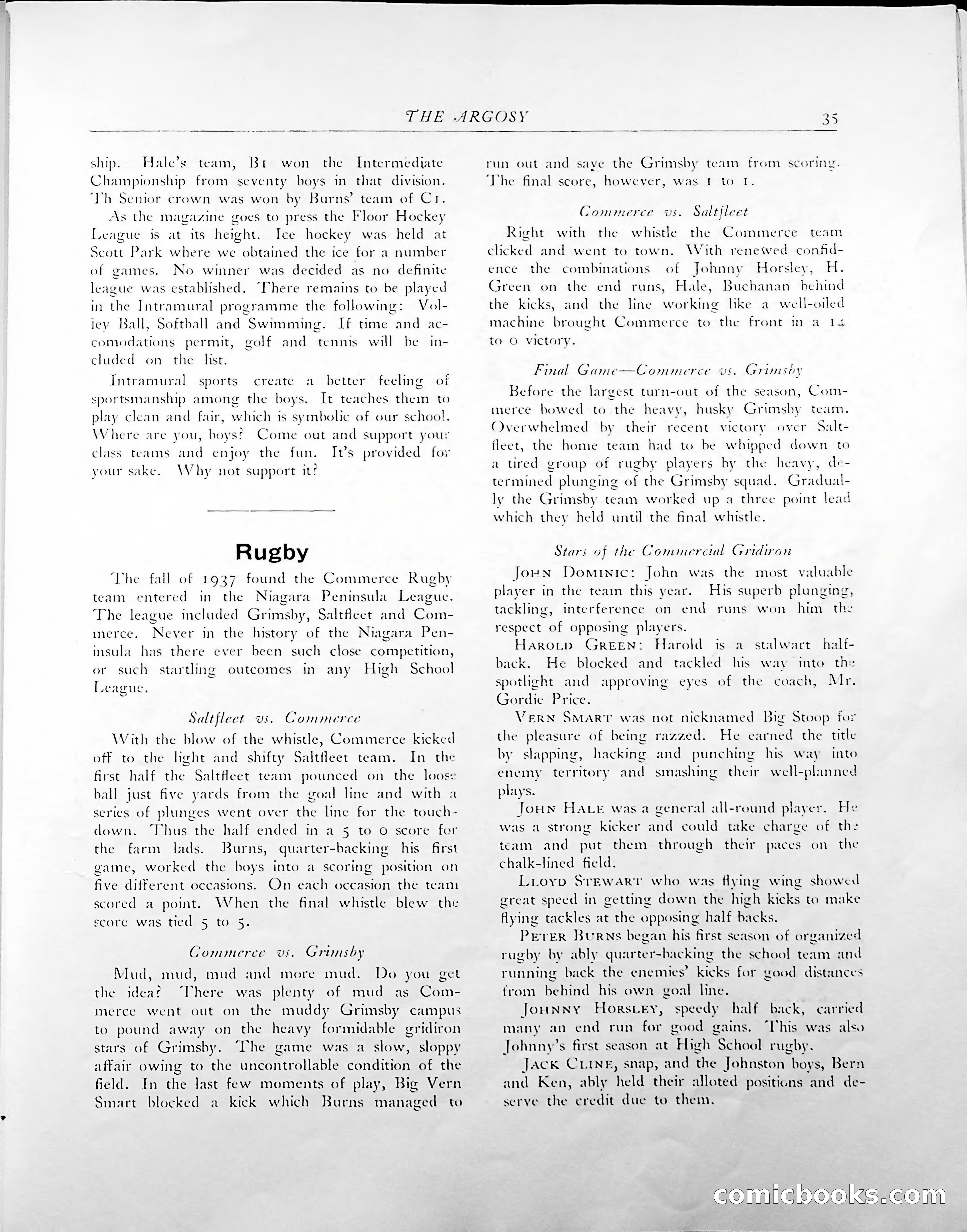 The Argosy, 1938 — page 37 of 86