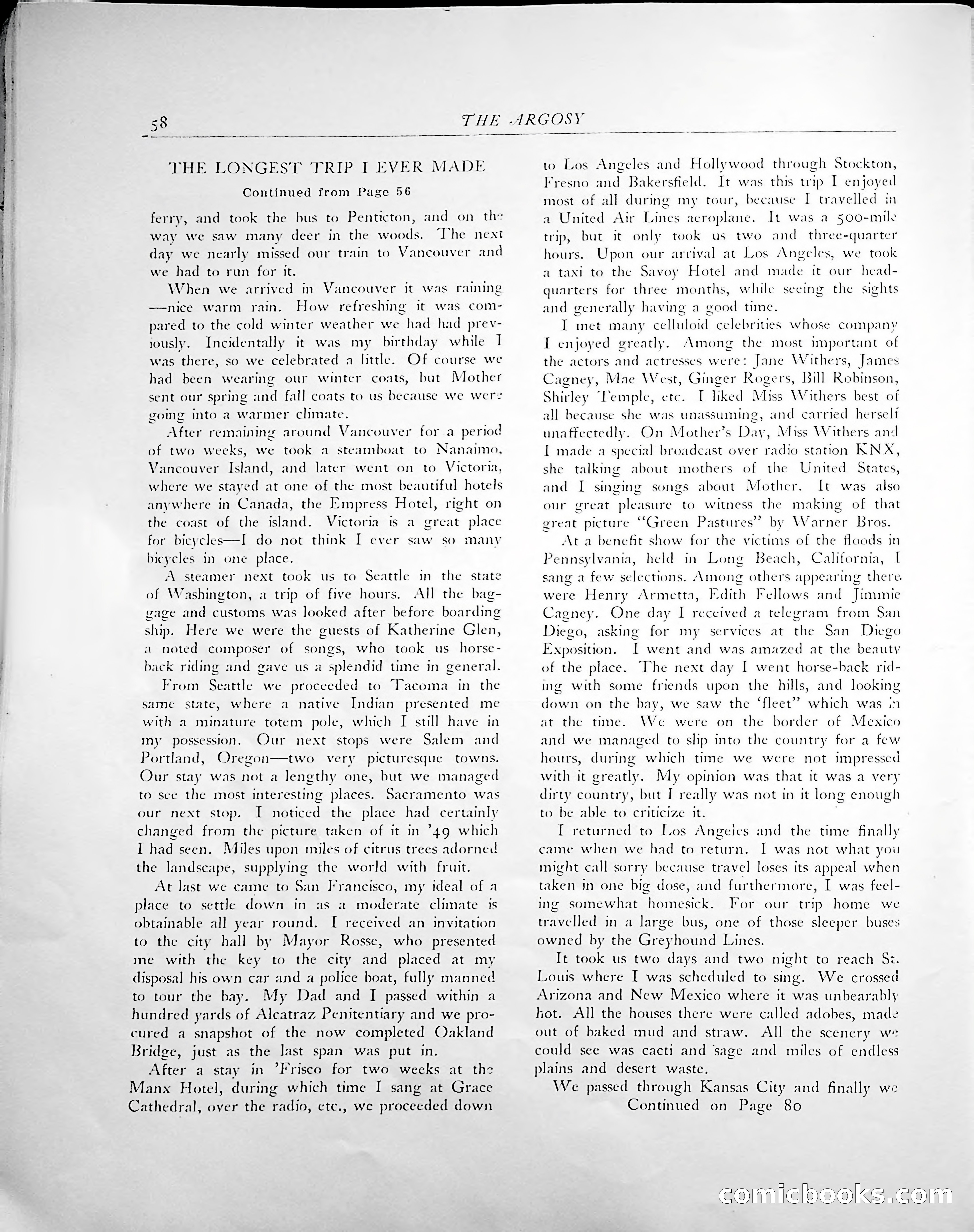 The Argosy, 1938 — page 60 of 86