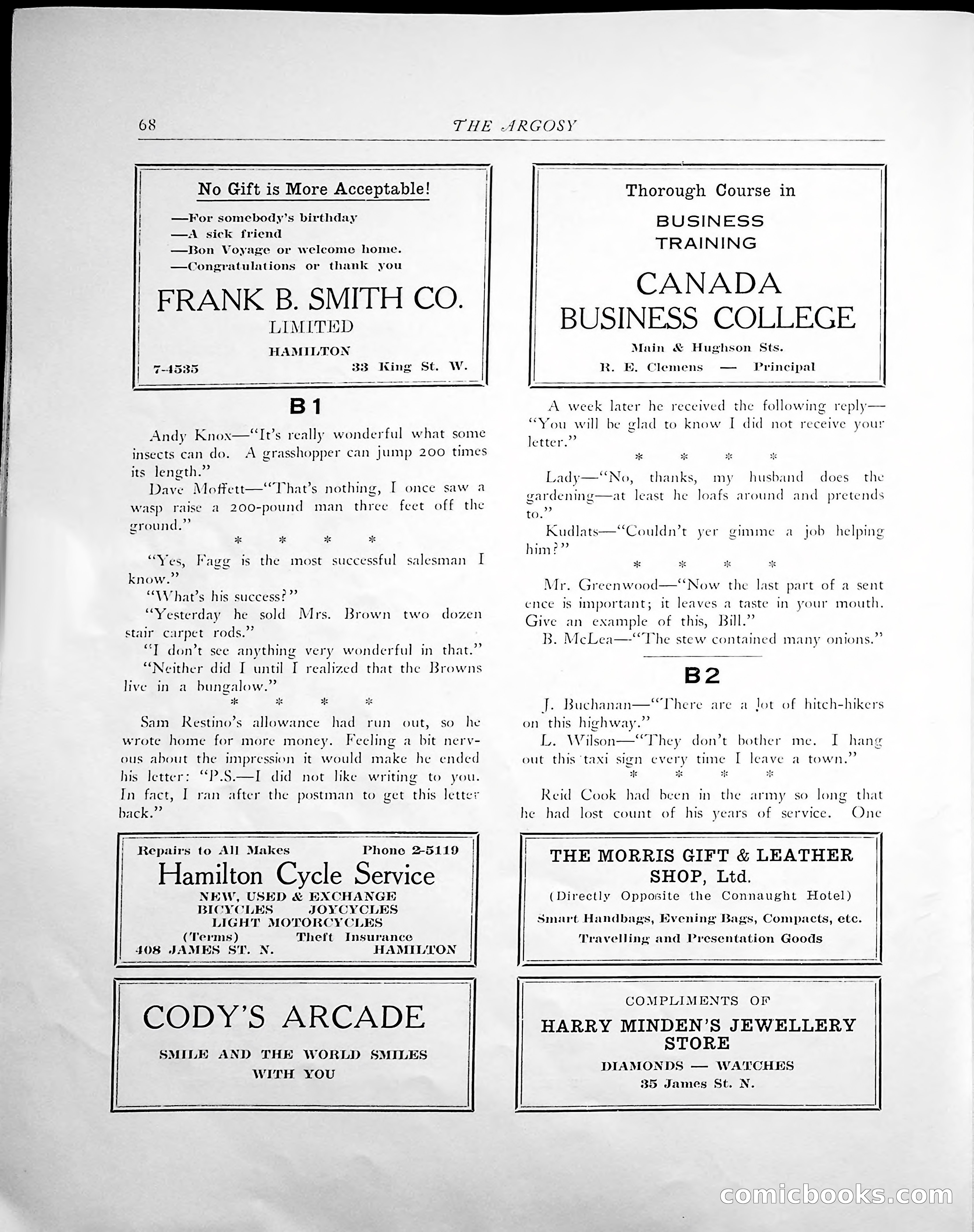 The Argosy, 1938 — page 70 of 86