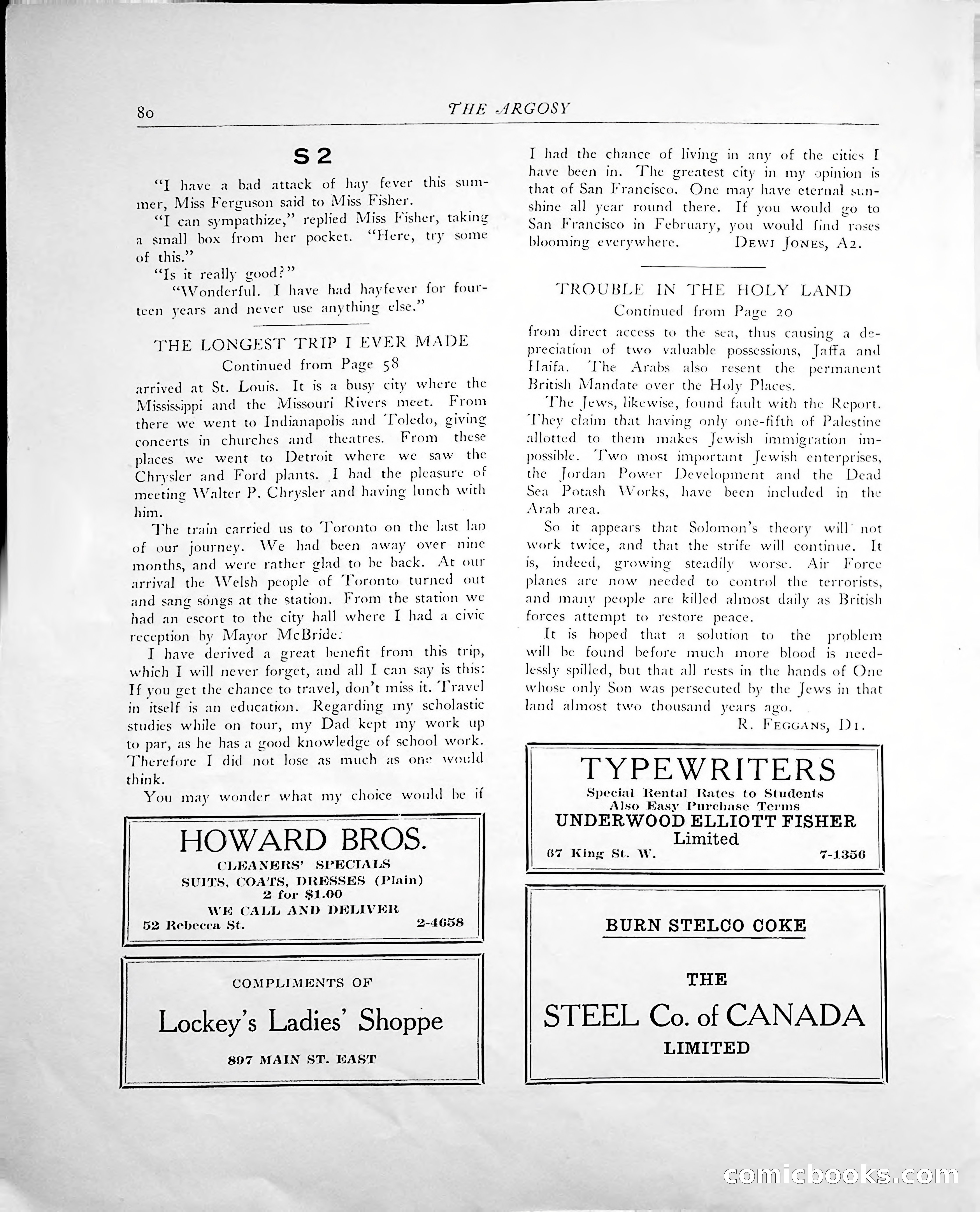 The Argosy, 1938 — page 82 of 86