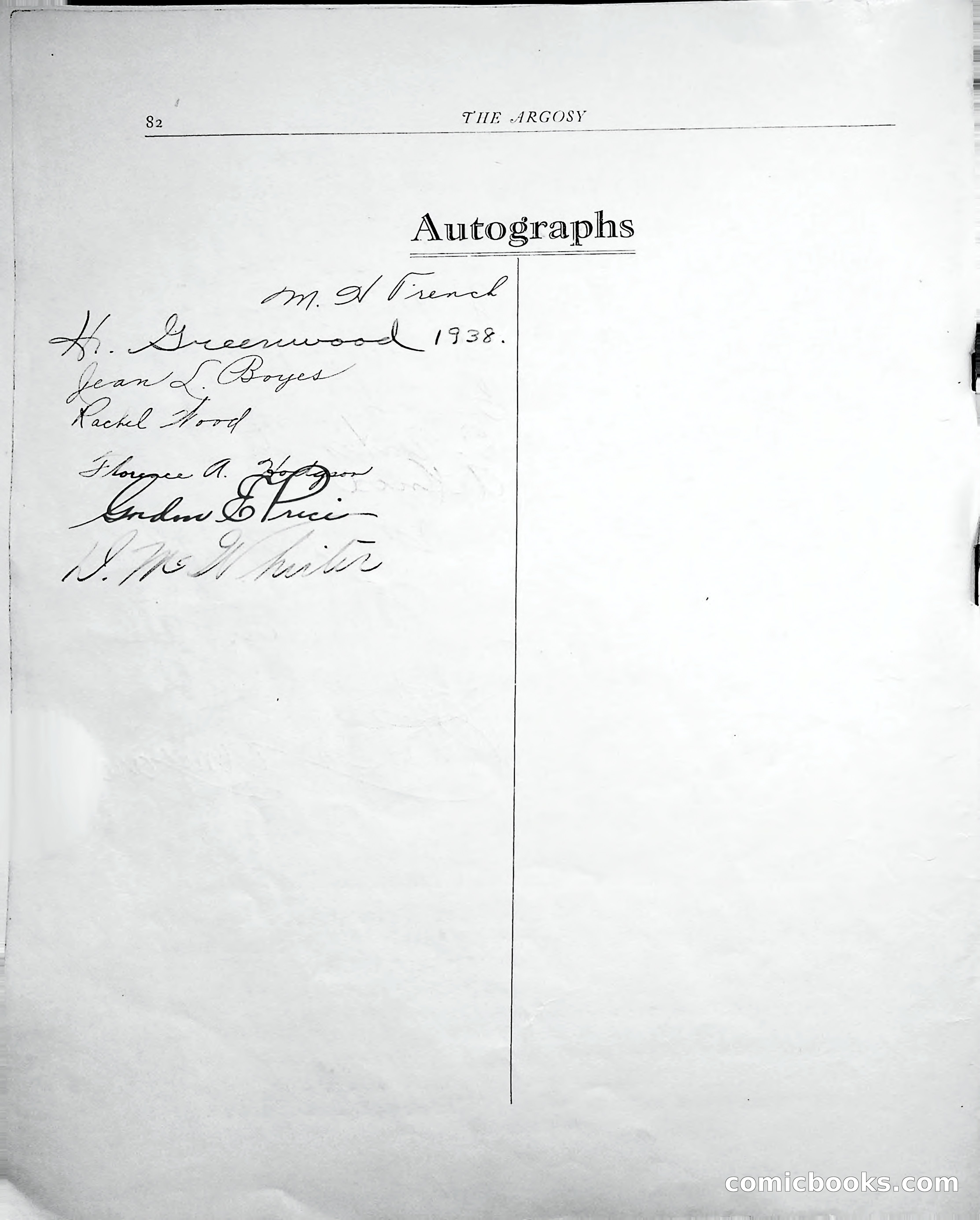 The Argosy, 1938 — page 84 of 86